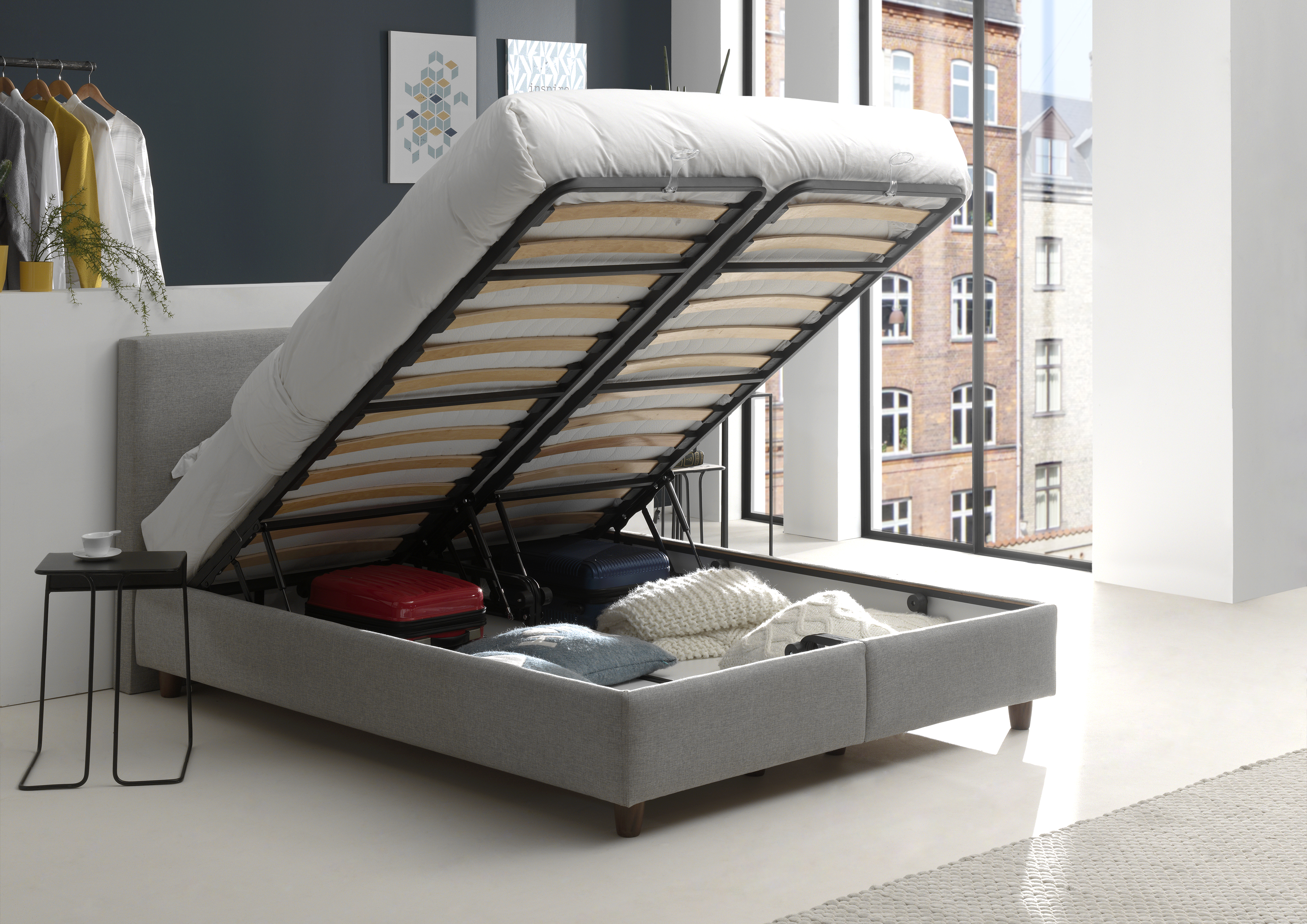 Boxspring met opbergruimte 180 x 200cm
