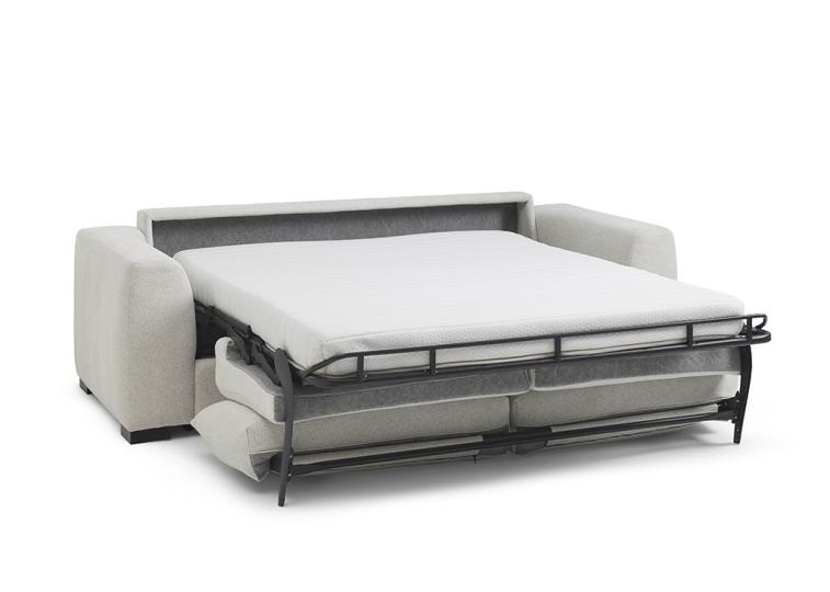 Slaapbank Cloud met Geltex matras 140x200cm - Pearl ecru