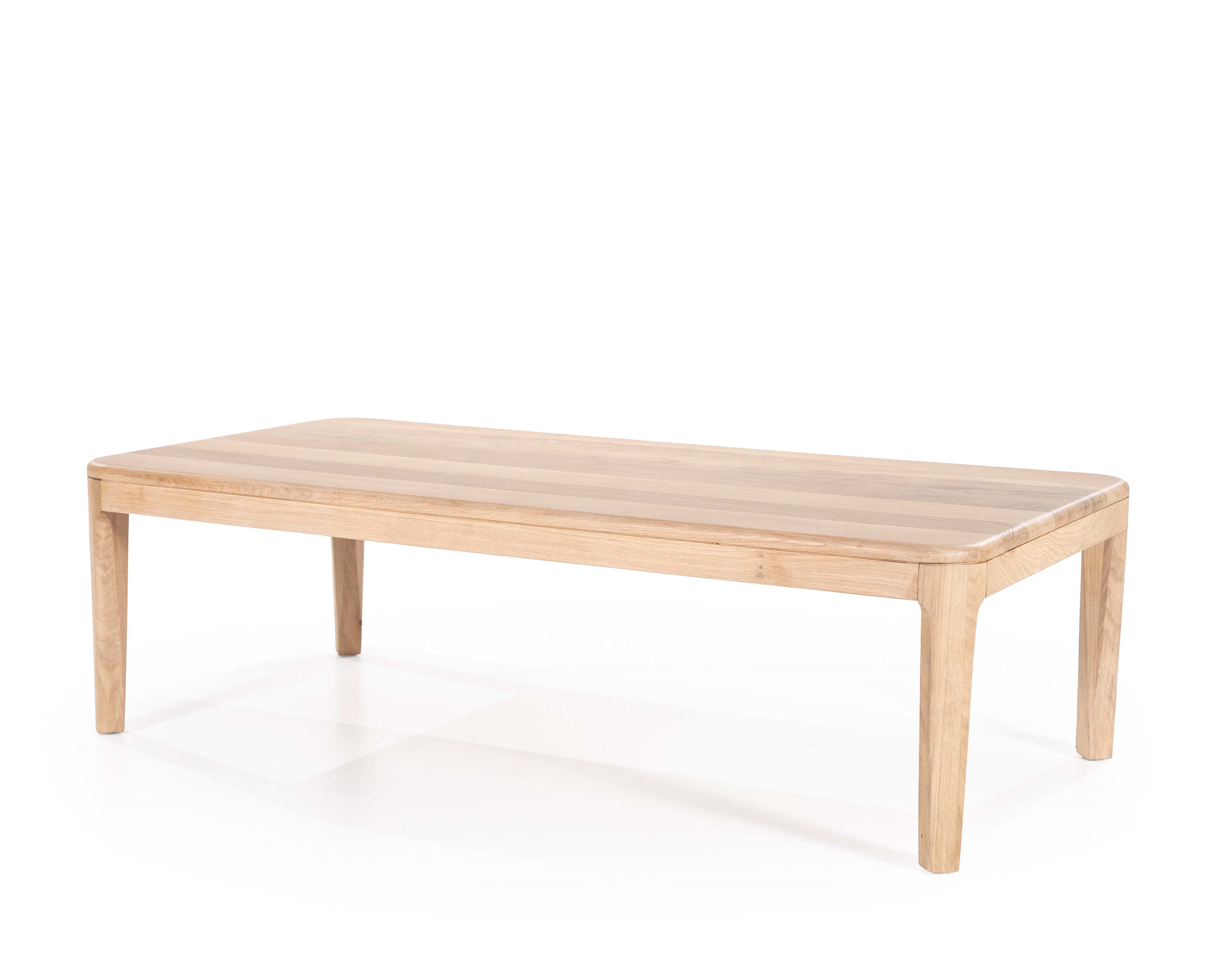Houten salontafel 120x60cm - natuur eiken