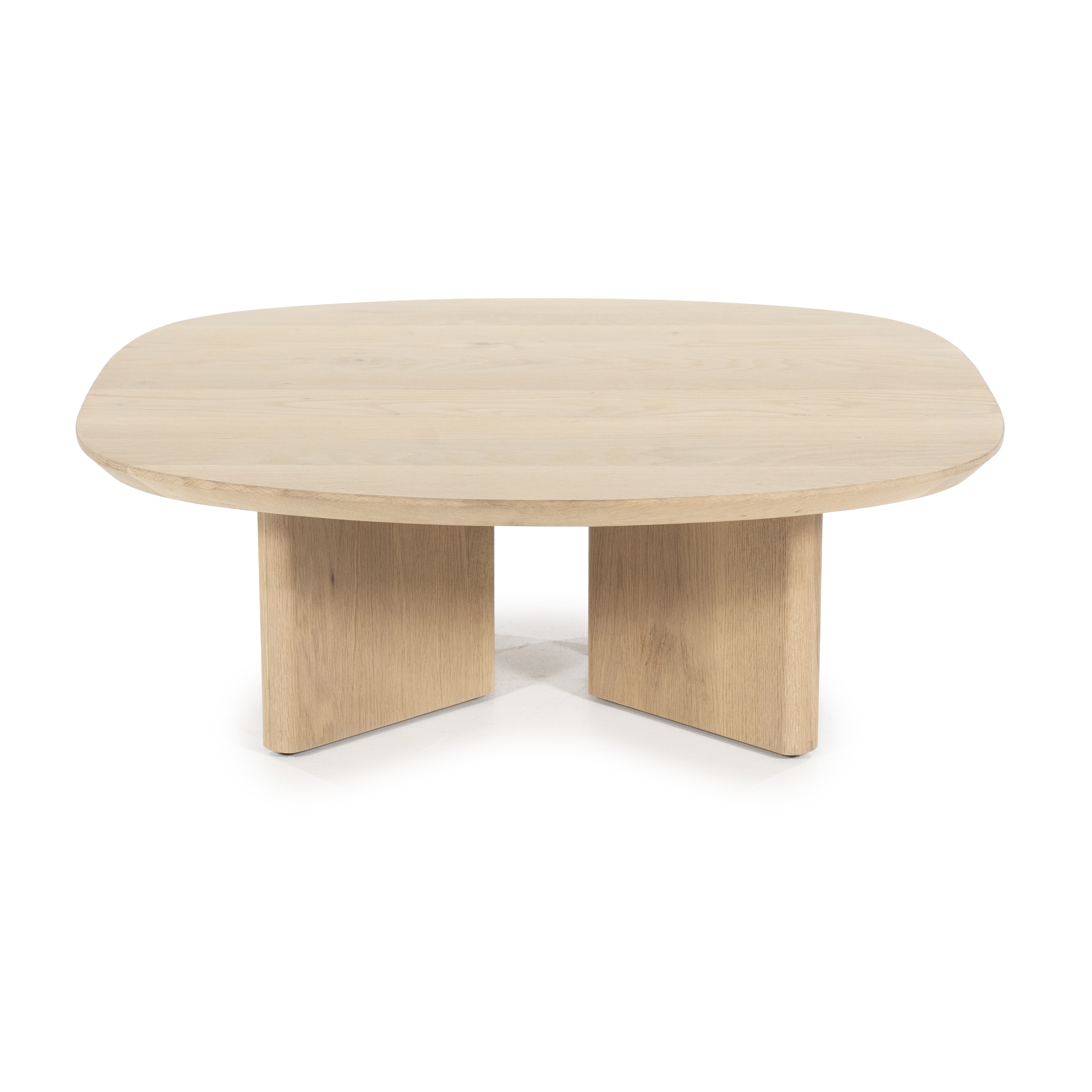 Salontafel 80x80cm - gelakte eik naturel