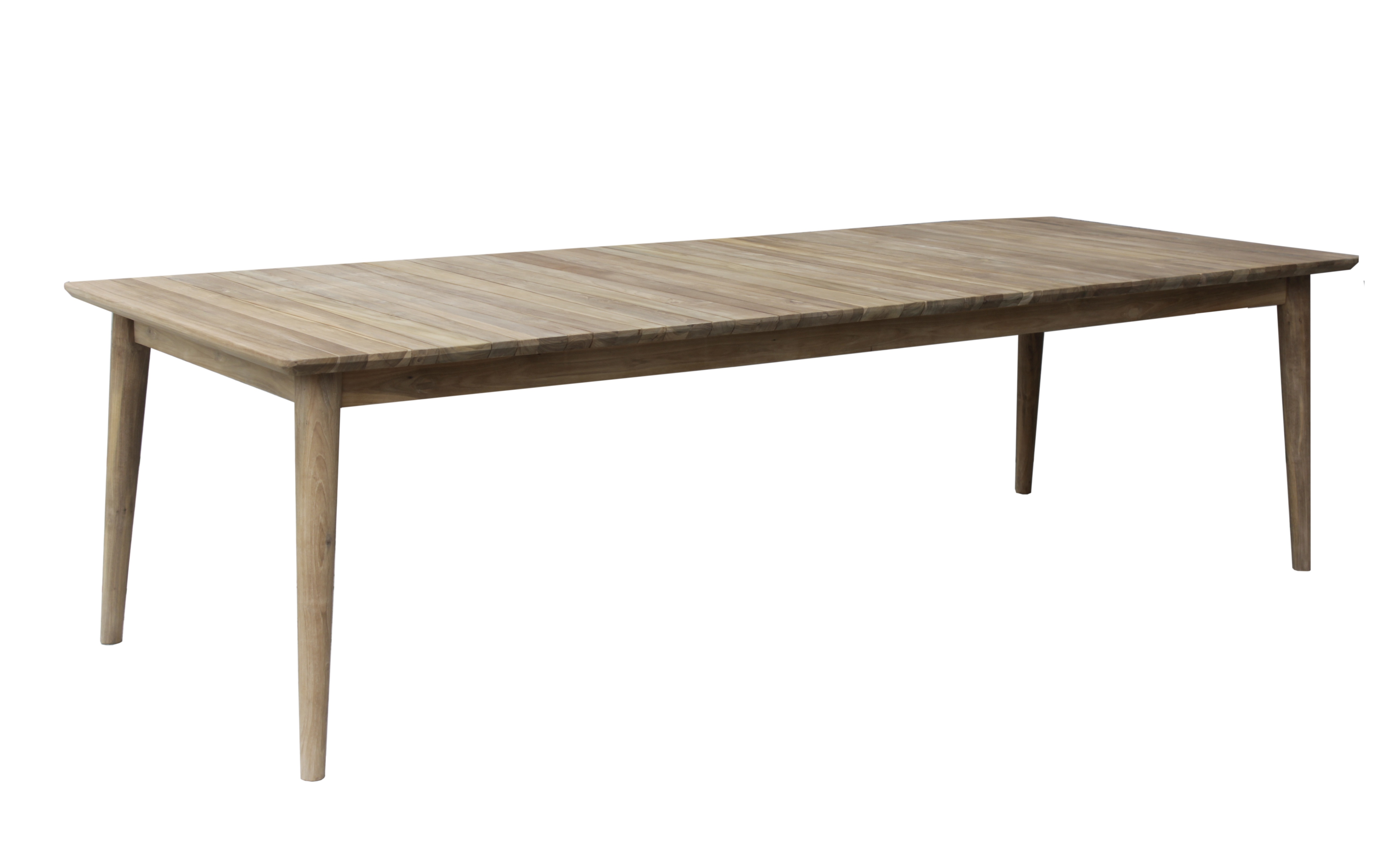 Outdoor tafel 270x110cm - recycled teak