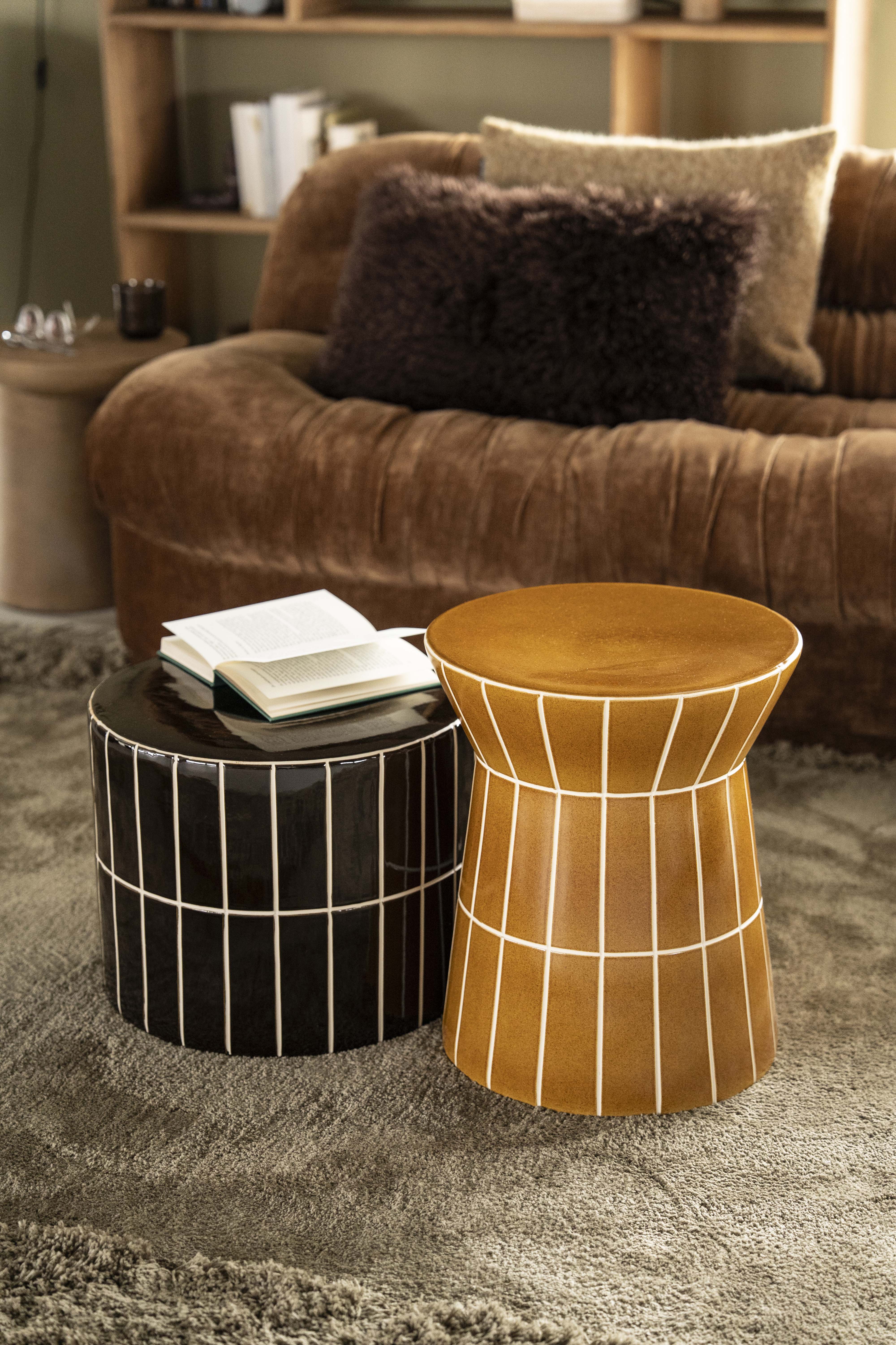 Bijzettafel - mustard