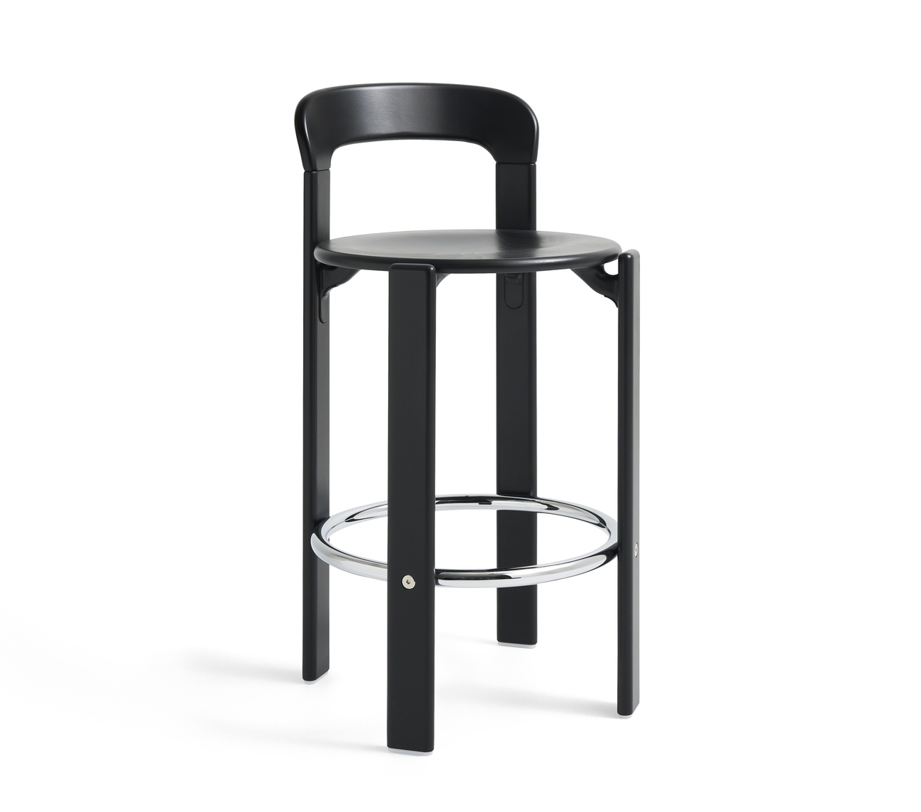 Barstoel Rey H65cm - deep black