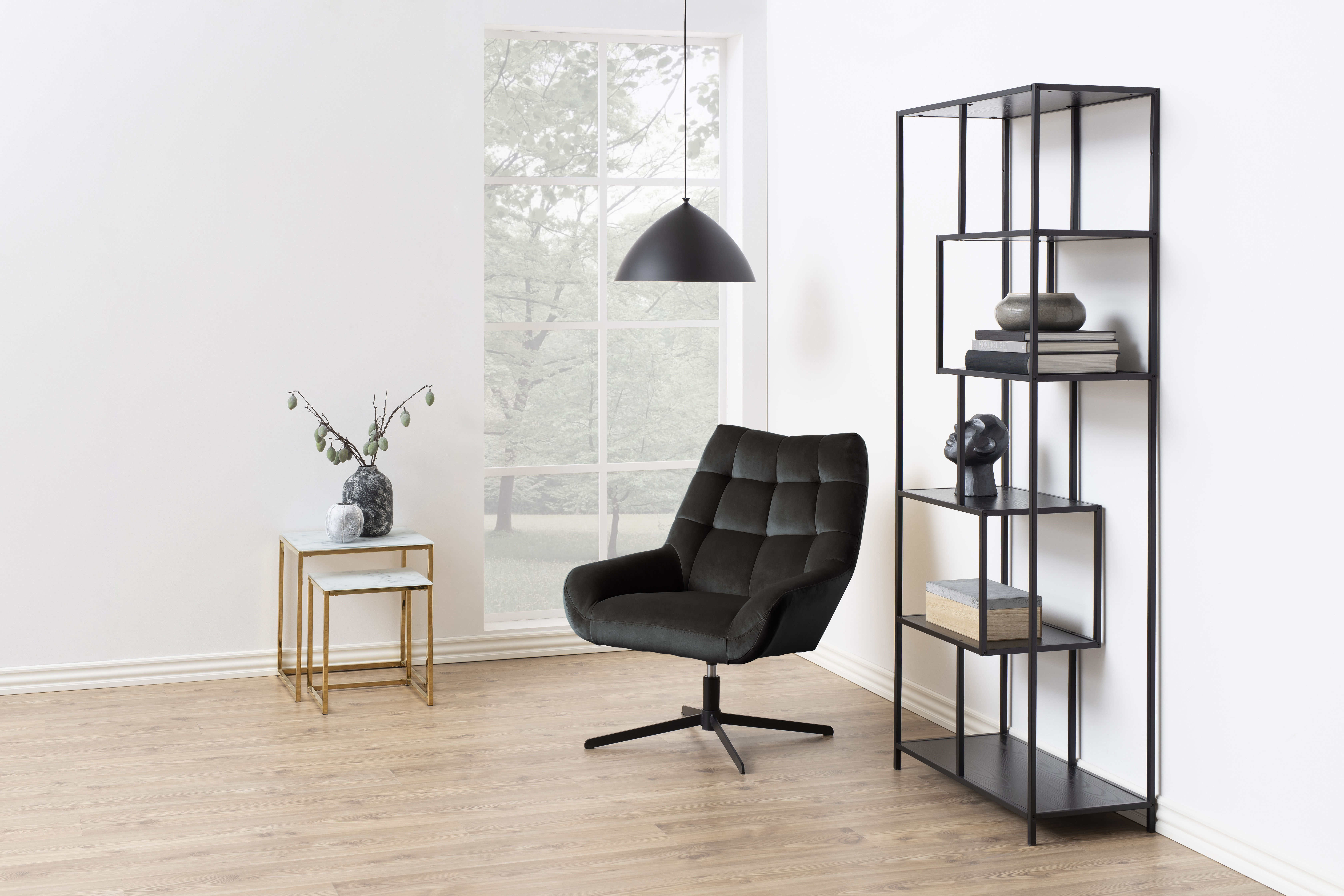 Draaifauteuil - donkergrijs