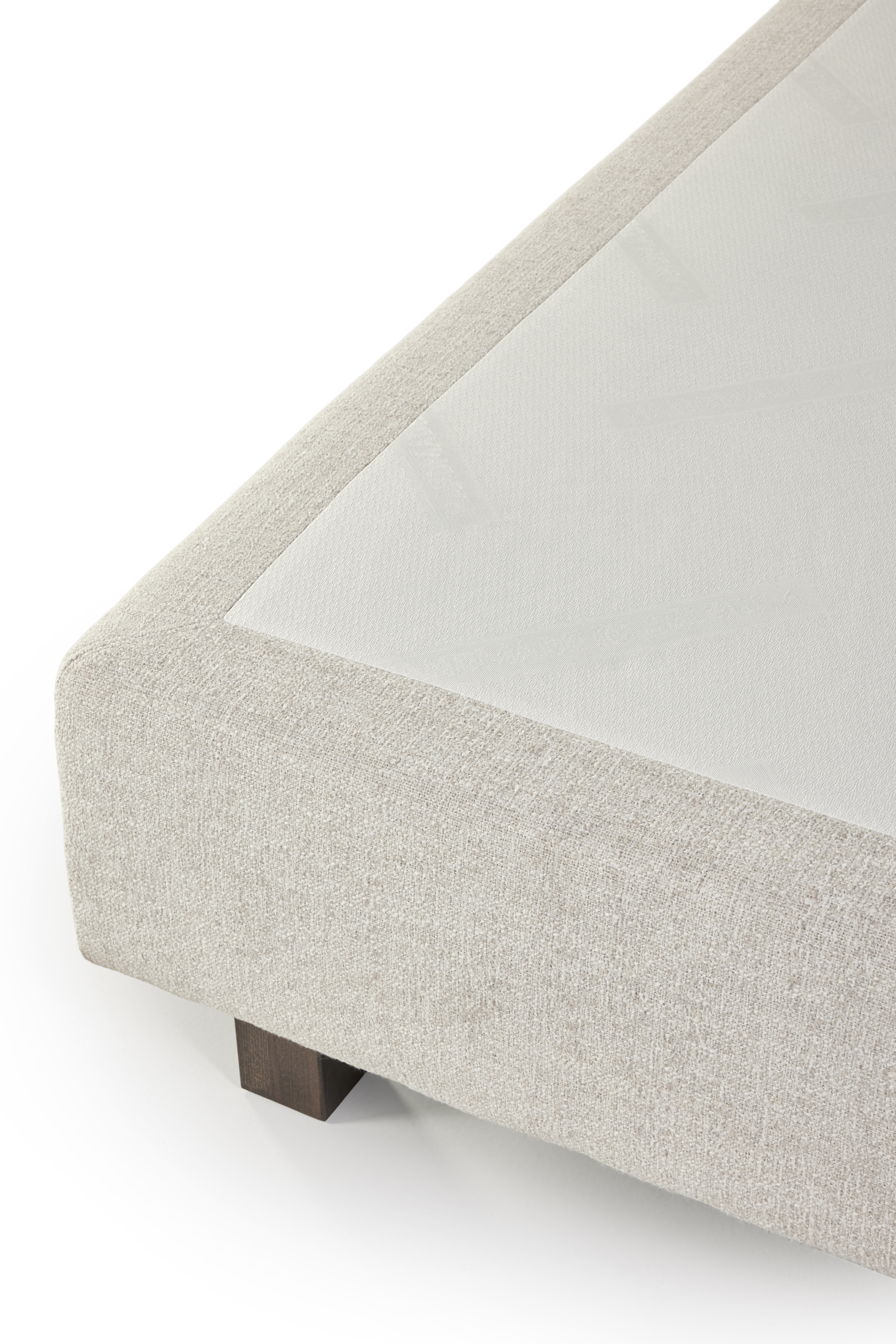 Boxspring (incl. matras) 140x200cm - Natural ecru