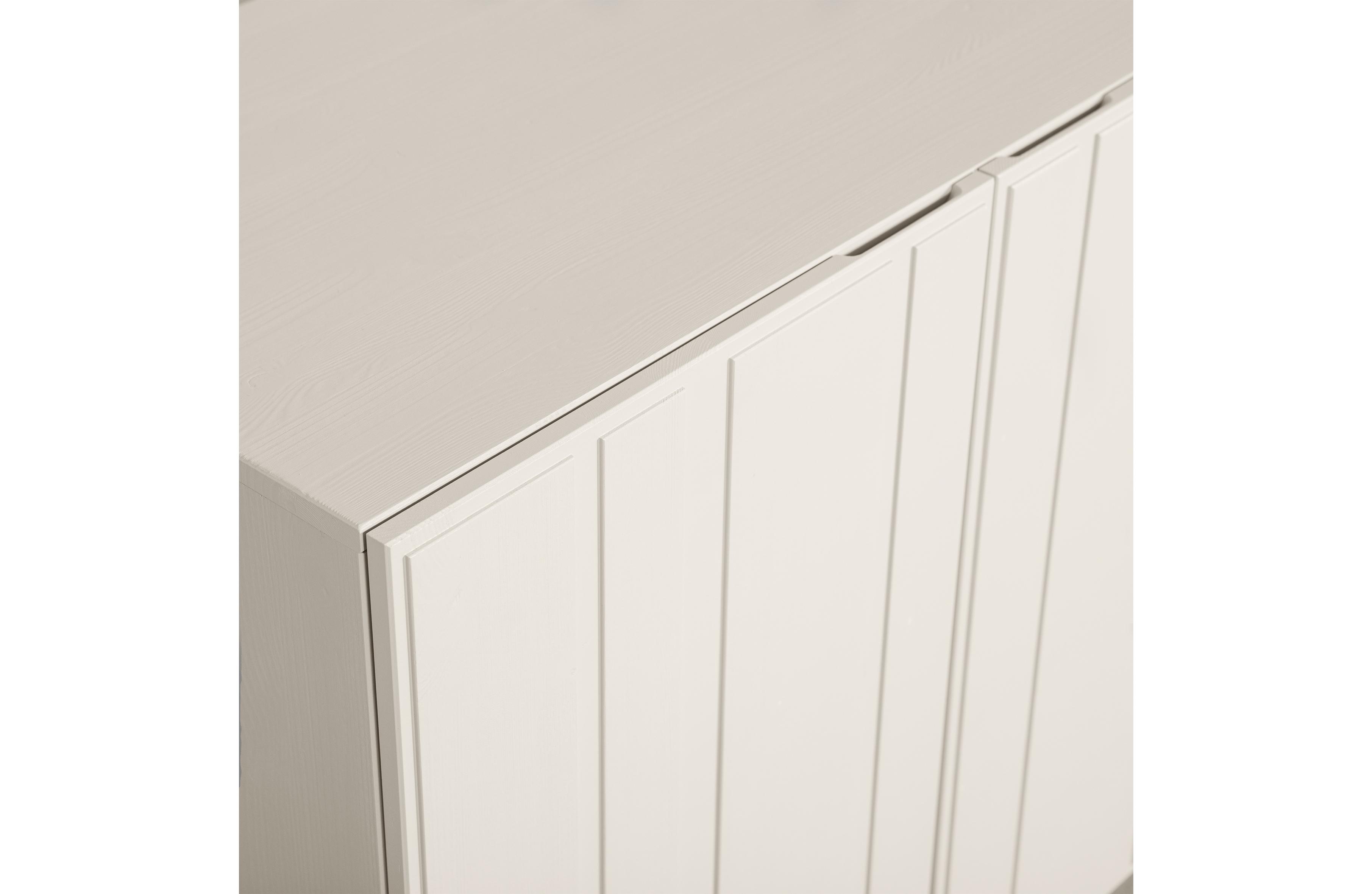 Dressoir Miller met 4 deuren - Dust wit