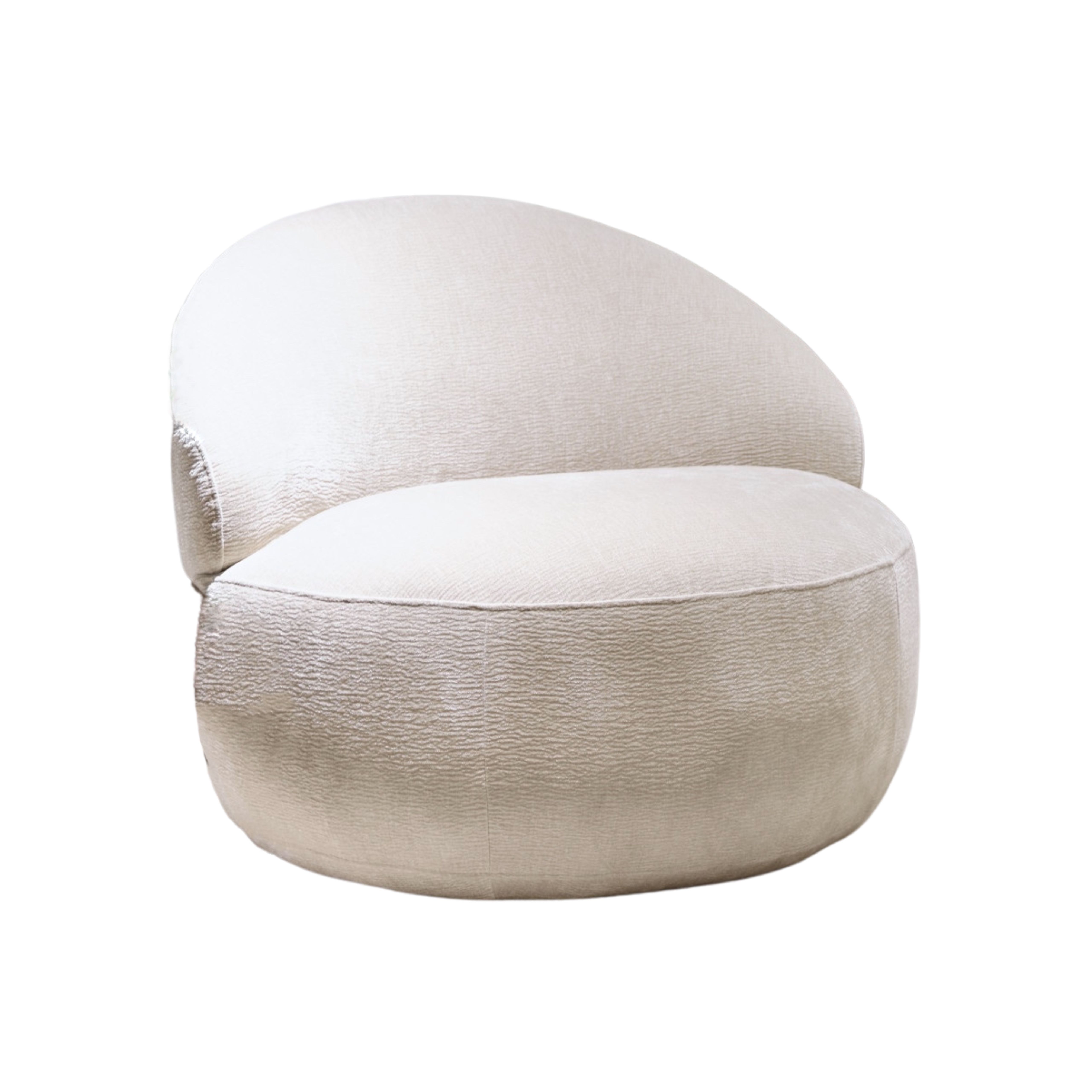 Schelp draaifauteuil - beige