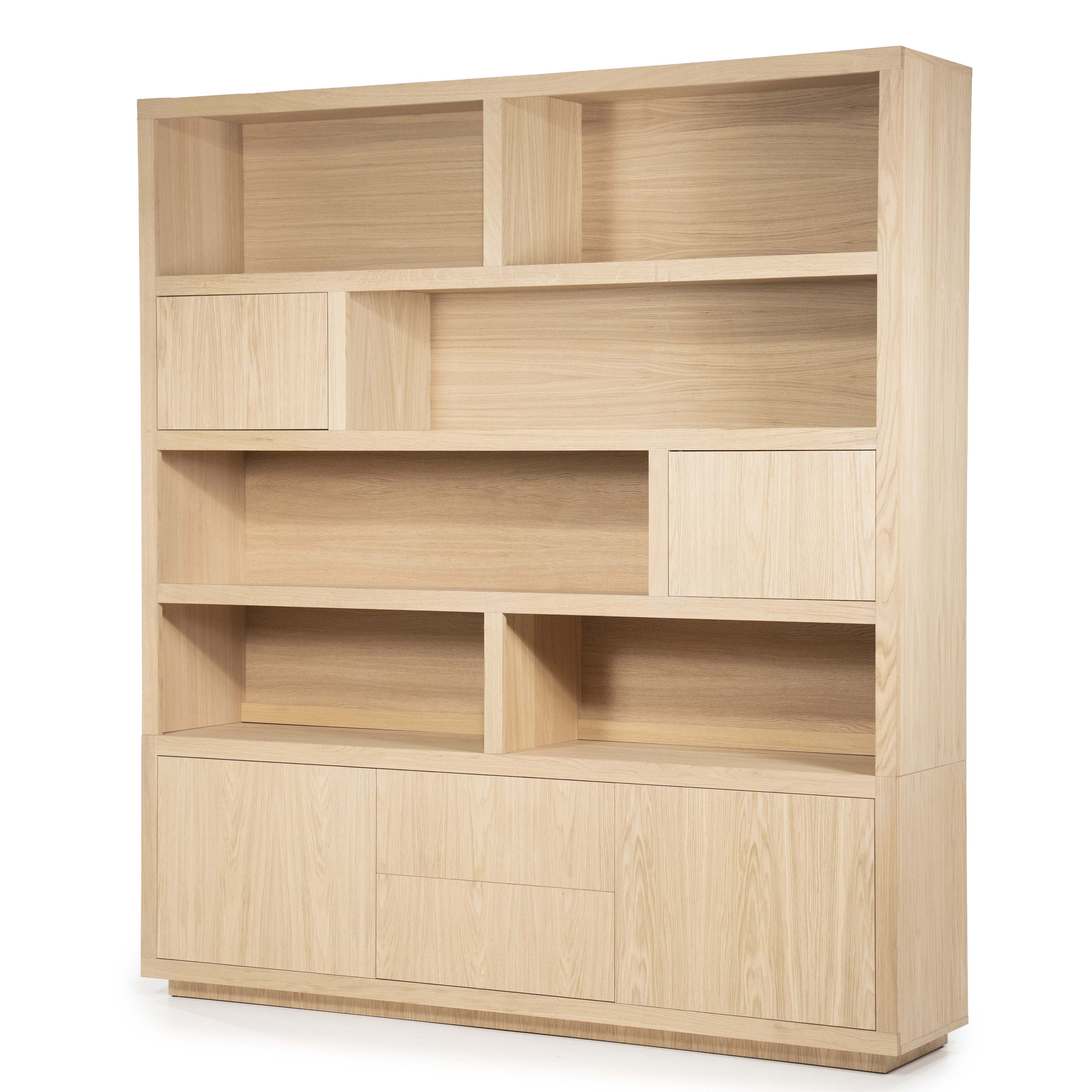 Wandkast in (fineer)eik - naturel