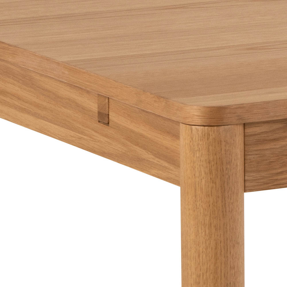 Eettafel 200x100cm - fineer eik