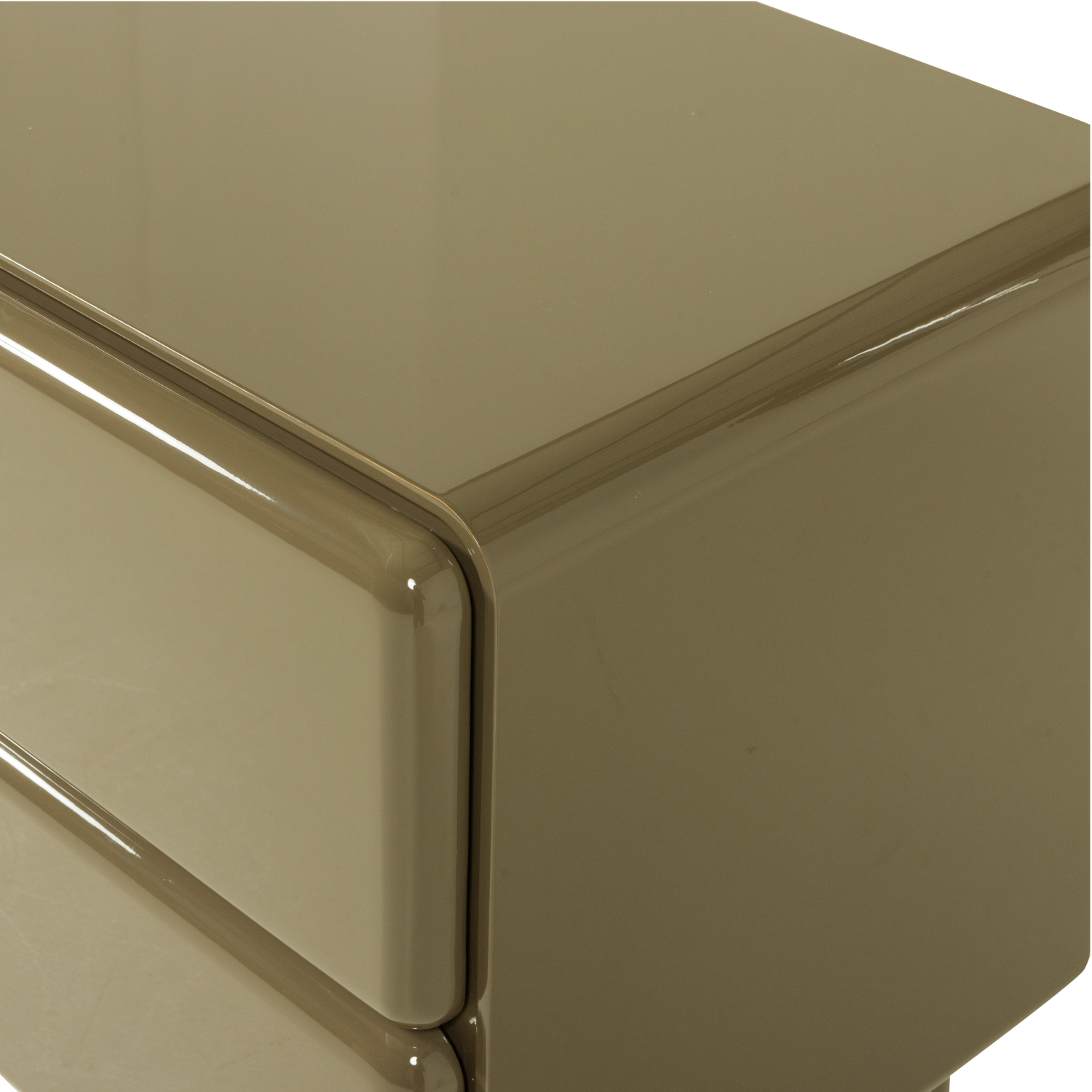 Nachtkast Lustra - hoogglans groen