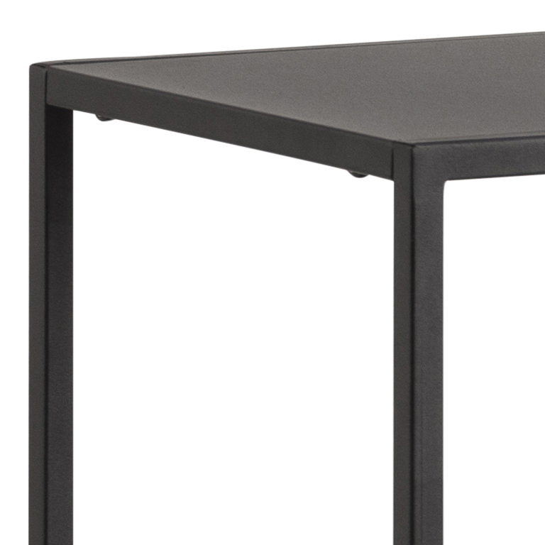 Boekenrek 80x30cm - zwart