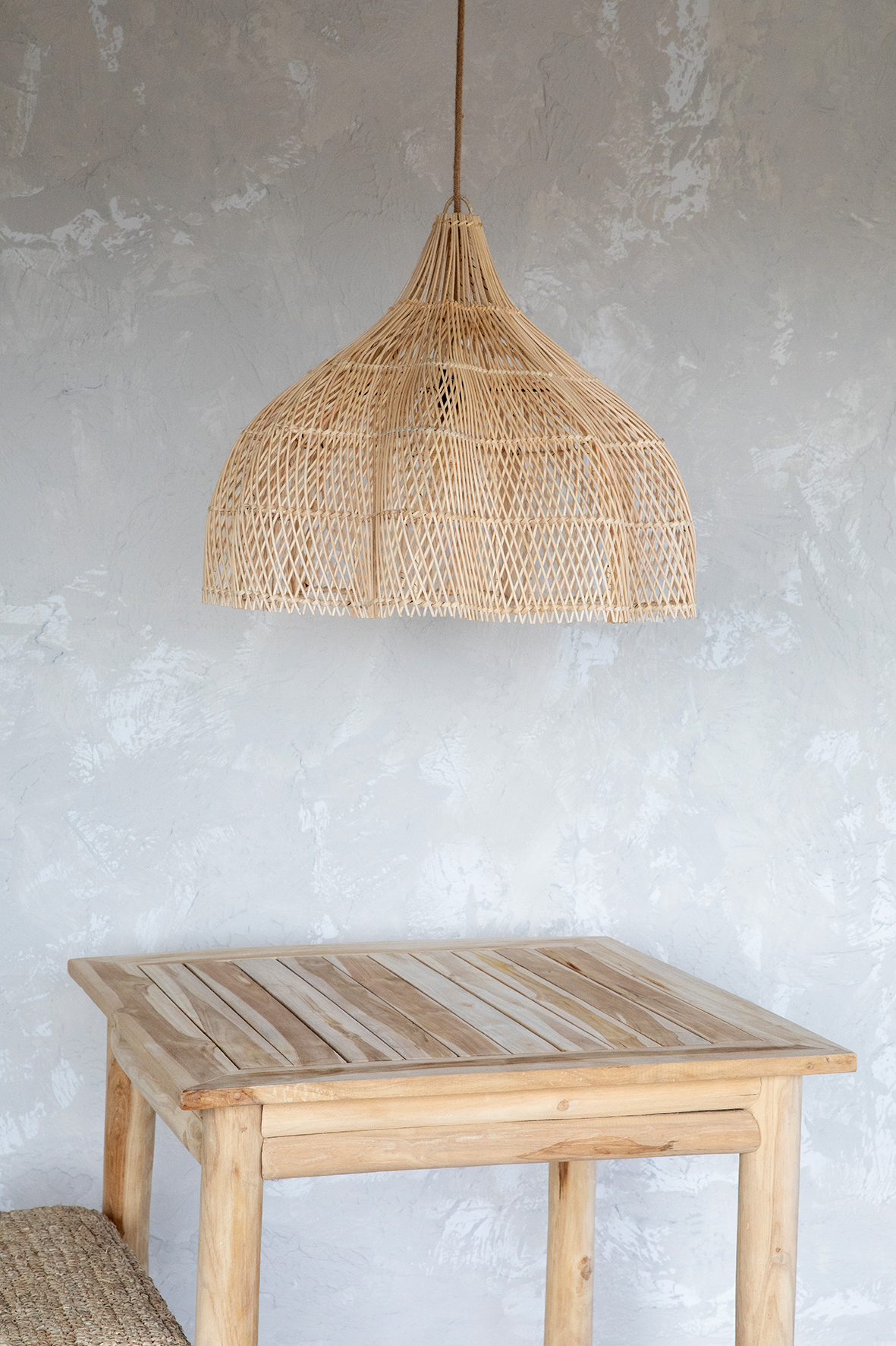 Hanglamp diam.60cm - rotan
