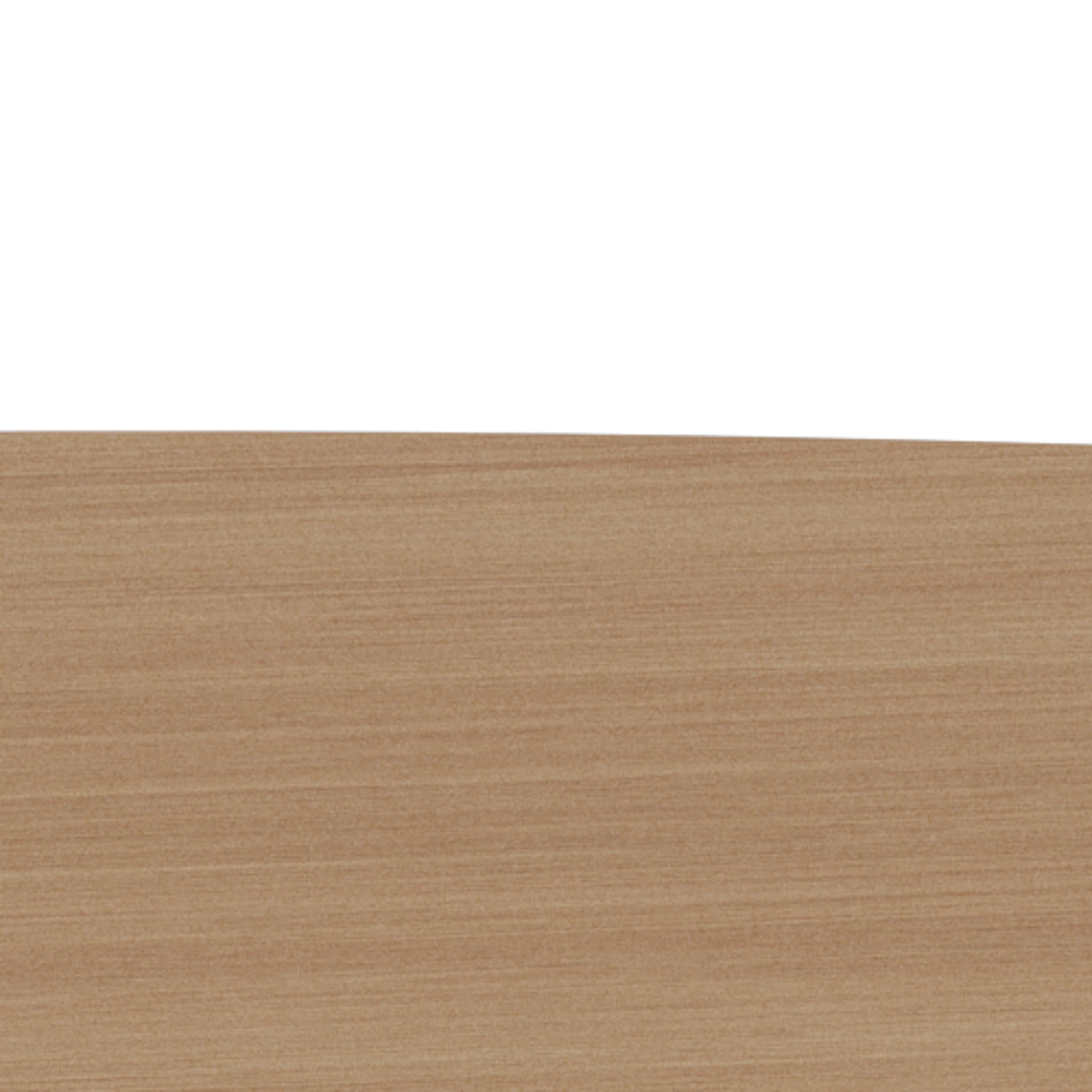 Salontafel diam.85cm - matt oak/grey