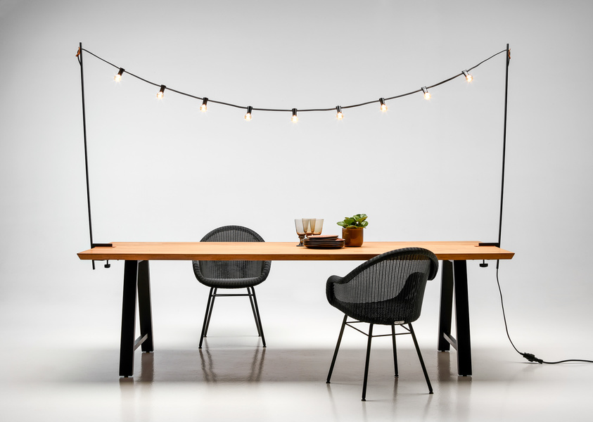 Verlichtingssnoer Light My Table - zwart