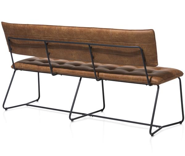 Zitbank Julien 160x60cm - cognac