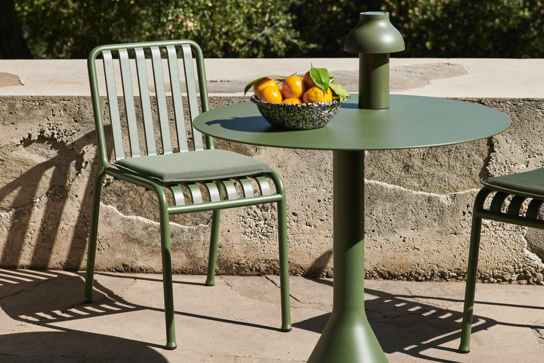 Tuintafel Palissade dia. 70cm - Olive groen