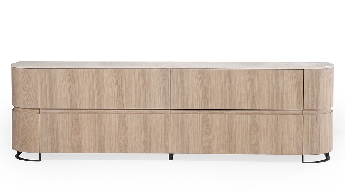 Dressoir met keramisch blad - natuur eiken