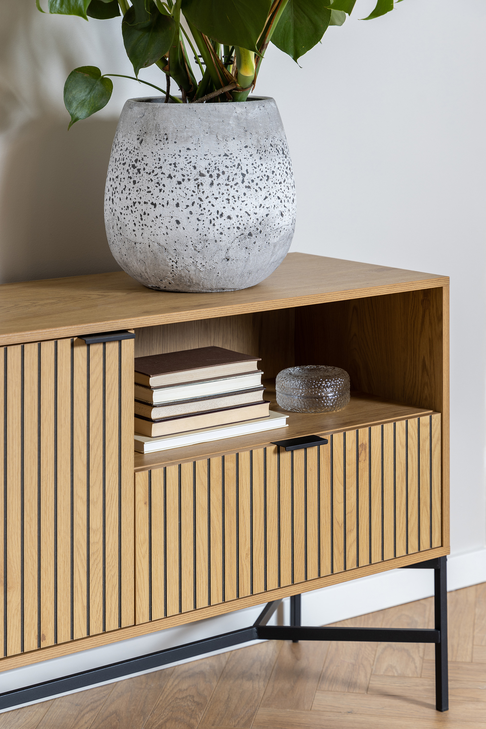 Dressoir met 2 deuren en lade - Wild Oak
