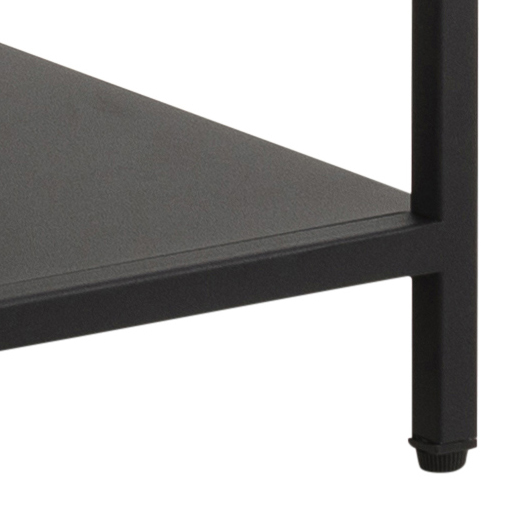 Boekenrek 80x30cm - zwart
