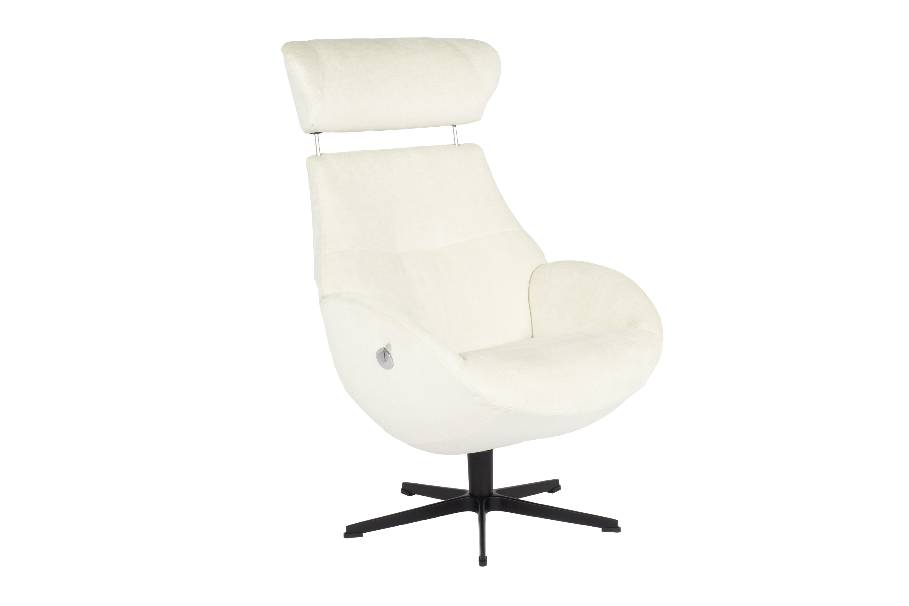 Relaxzetel Globe in stof - Ivory ecru