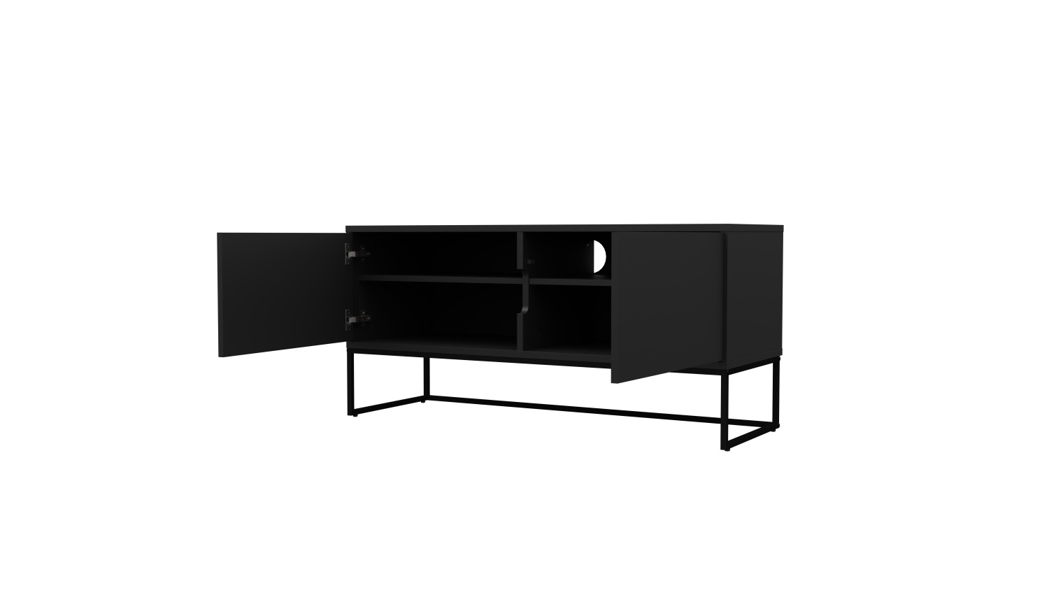 Dressoir Lipp 2 deuren - zwart