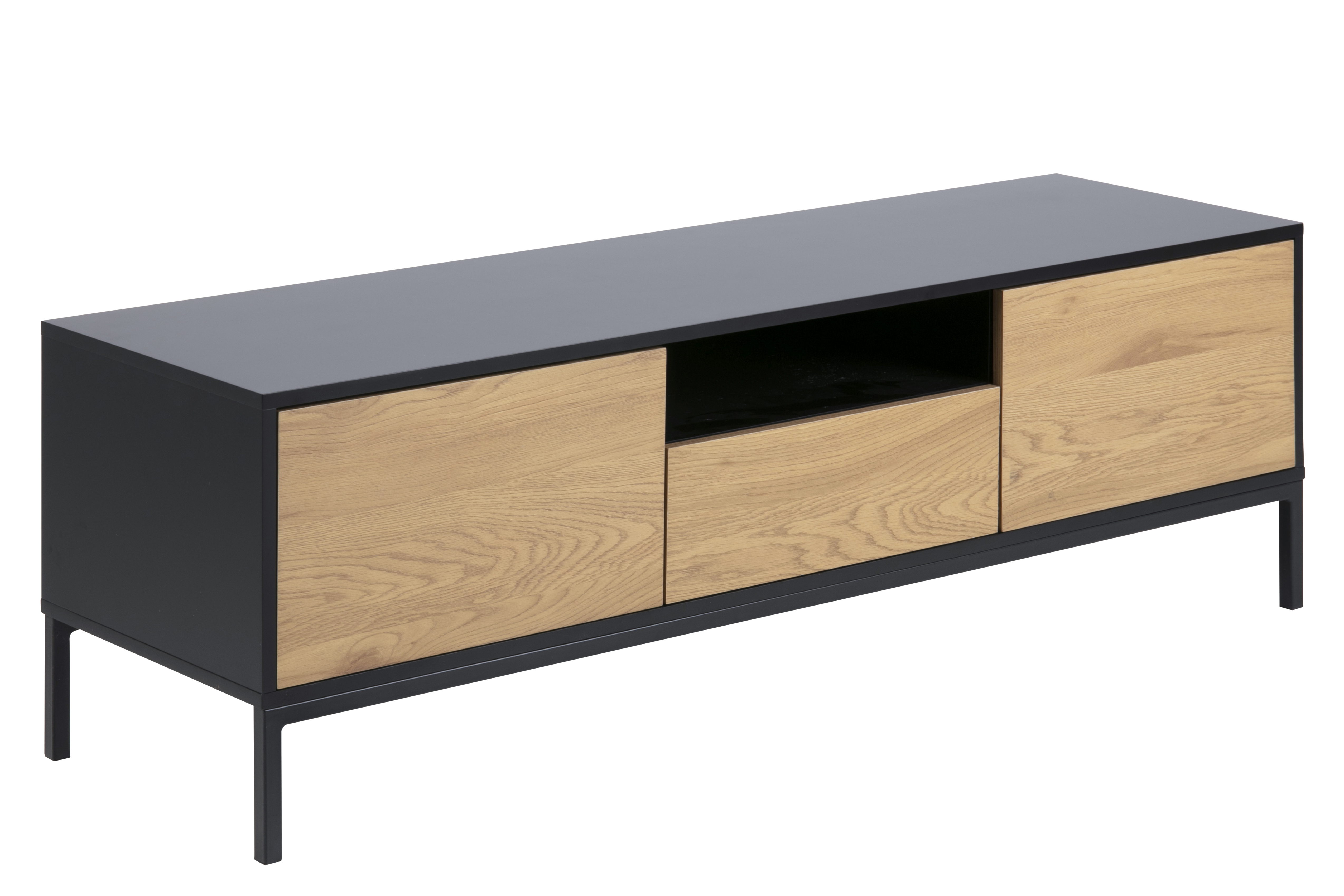 Tv-meubel met 2 deuren en lade - Wild Oak