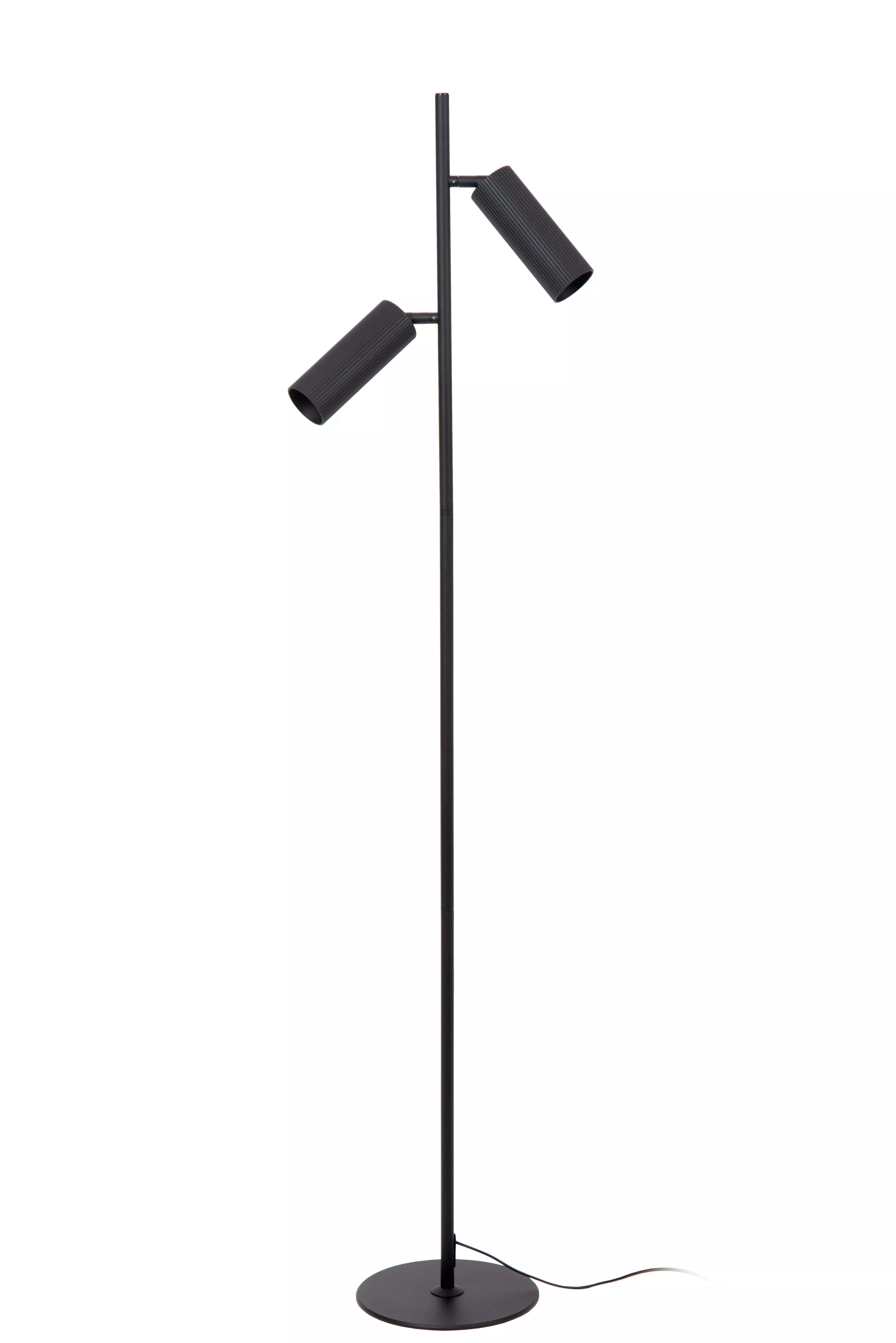 Vloerlamp Clubs 2xGU10 (excl.) - zwart