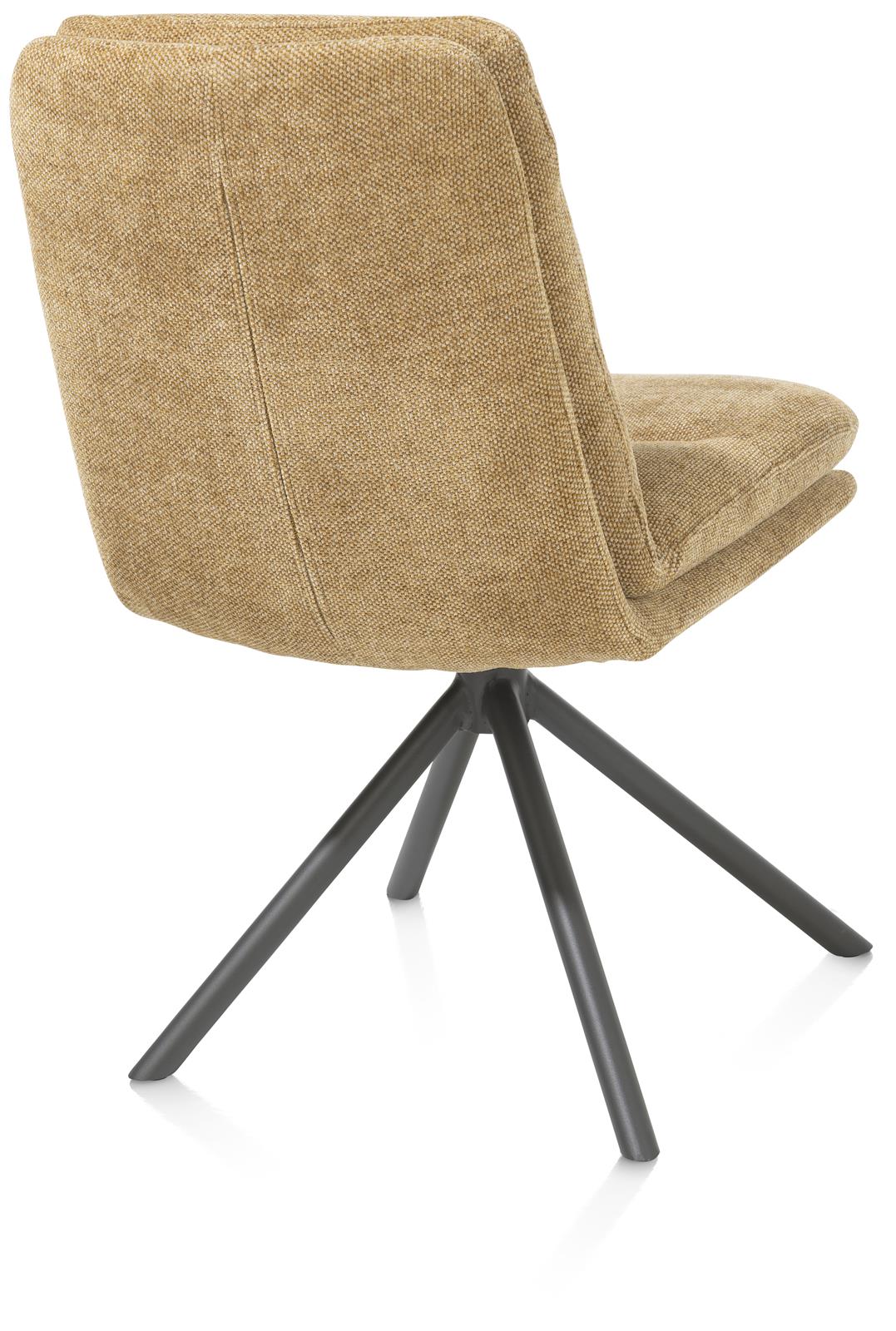 Draaibare eetkamerstoel Mia - Oker geel