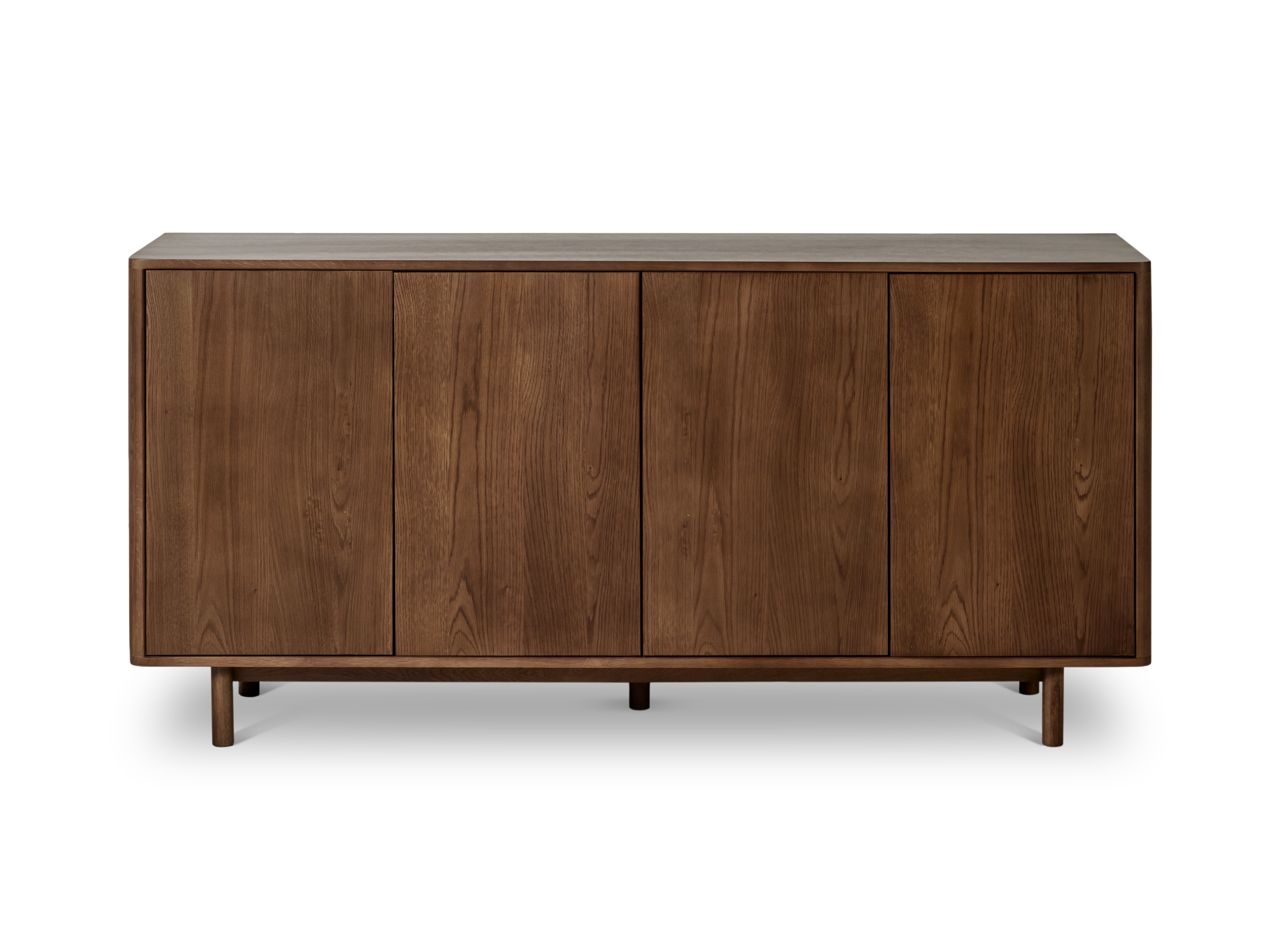 Dressoir 185cm - eik/donkerbruin