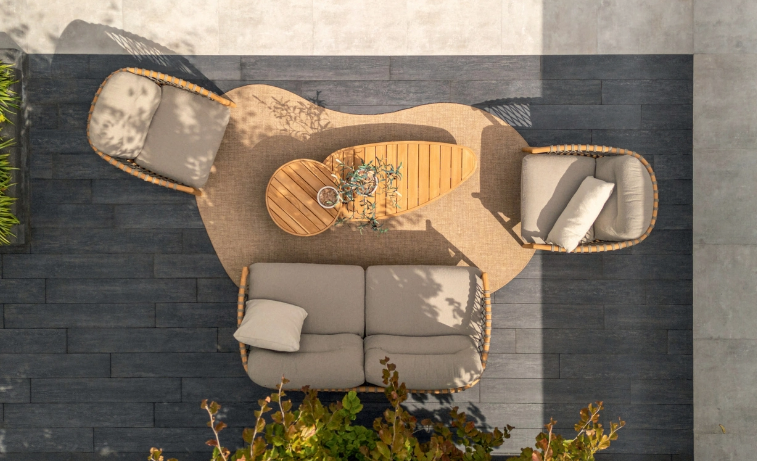 Outdoor tapijt 200x290cm - dust