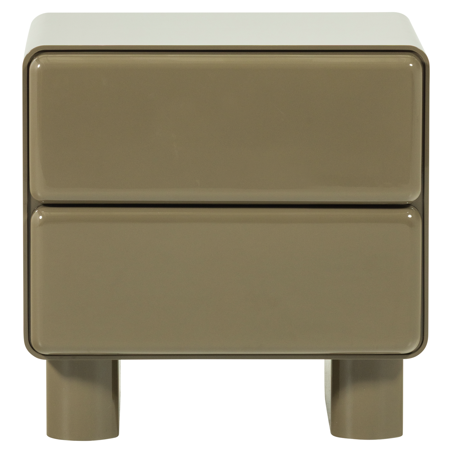 Nachtkast Lustra - hoogglans groen