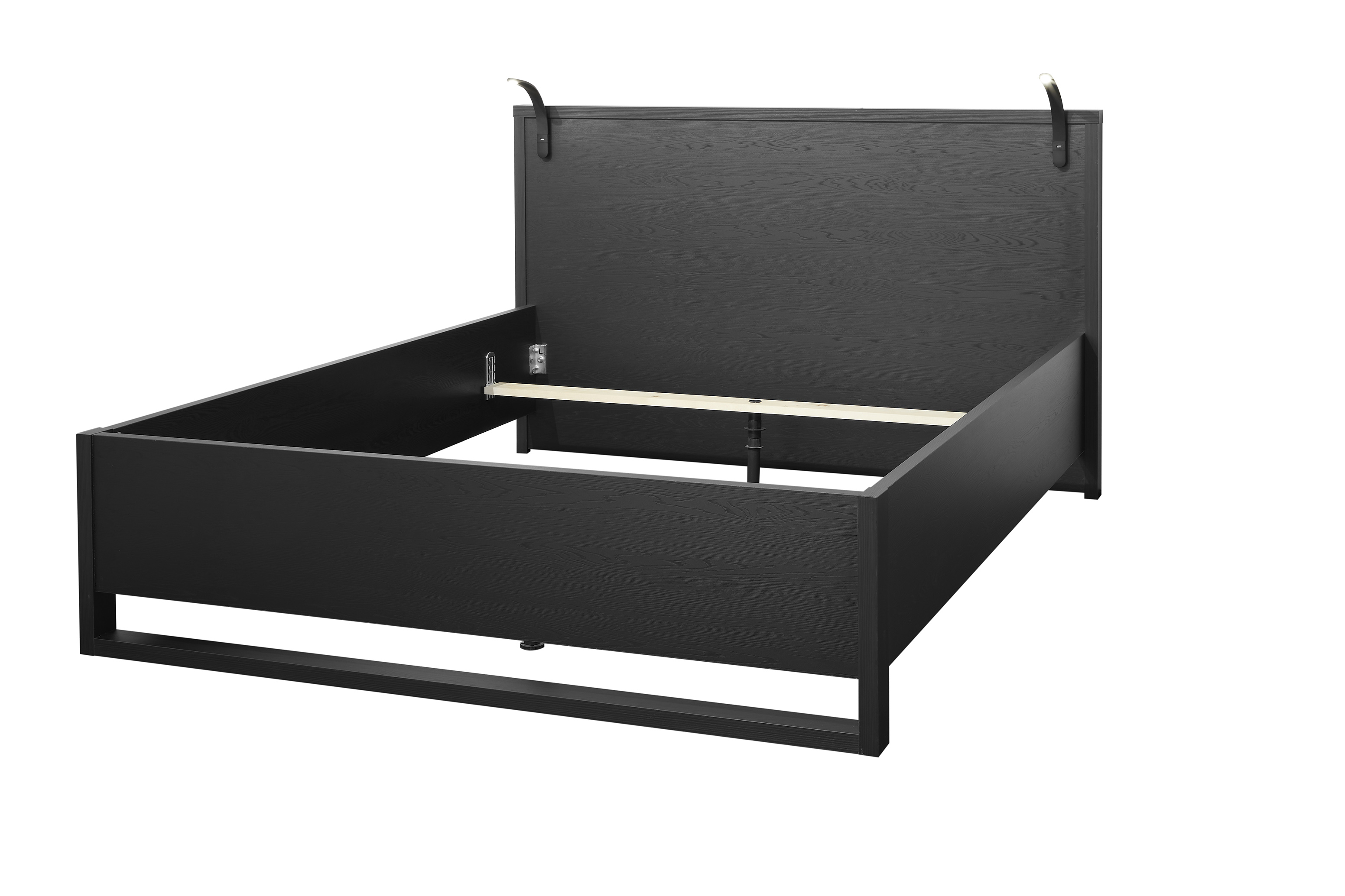 Bedkader 160x200cm - zwart