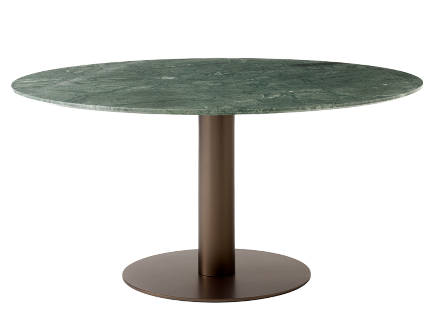 Ronde tafel 150cm In Between - verde guatamala marmer