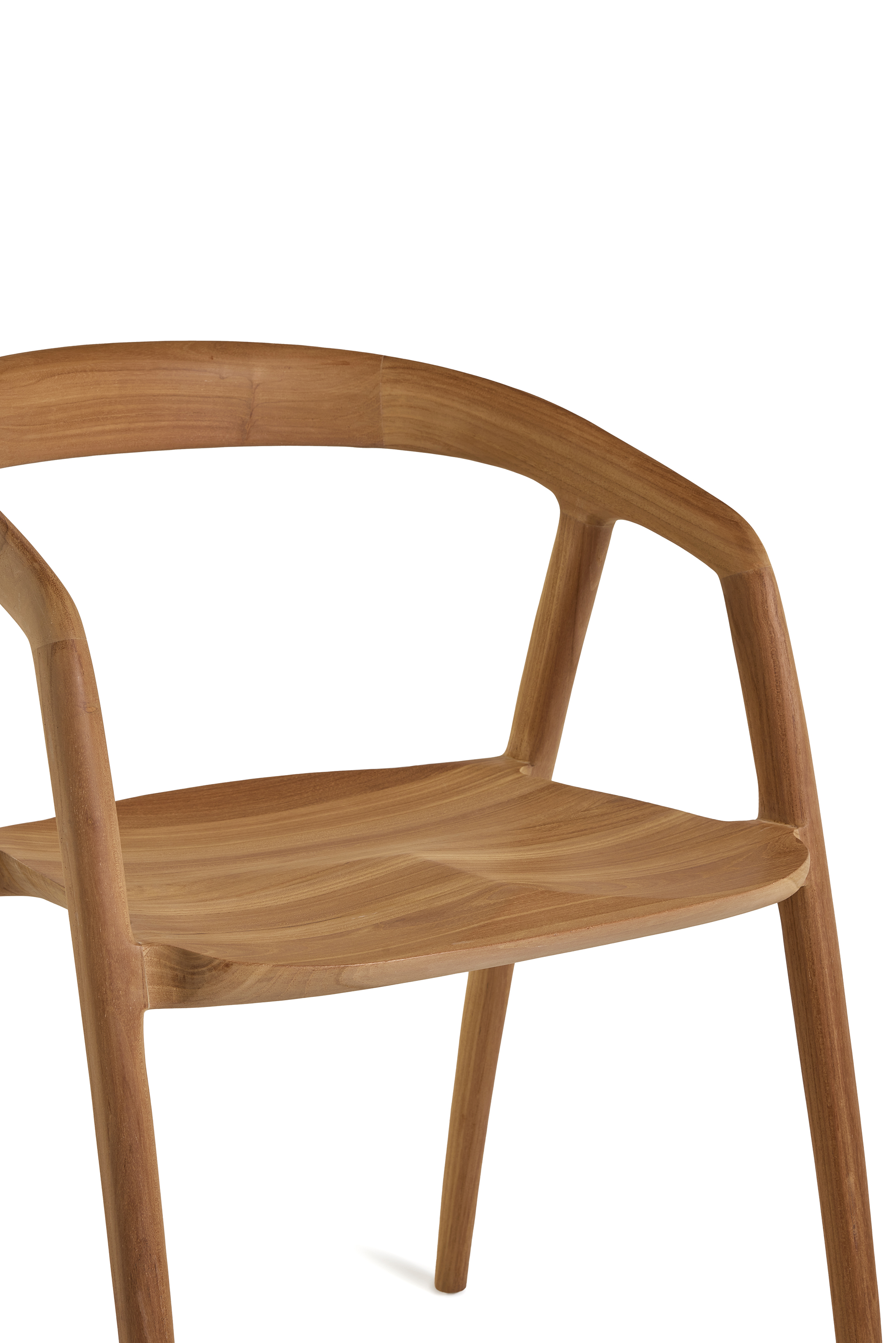 Armstoel in teak 