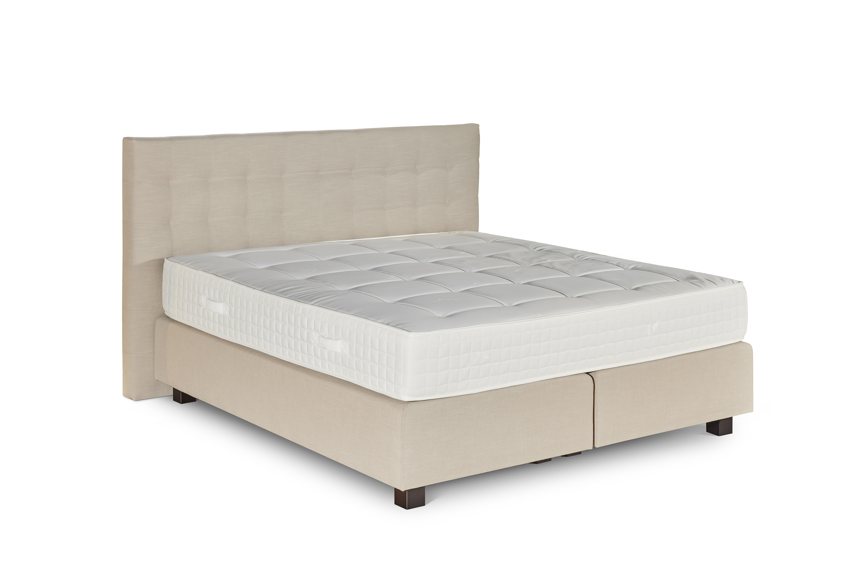 Boxspring (incl. matras) 180x200cm - Linen ecru