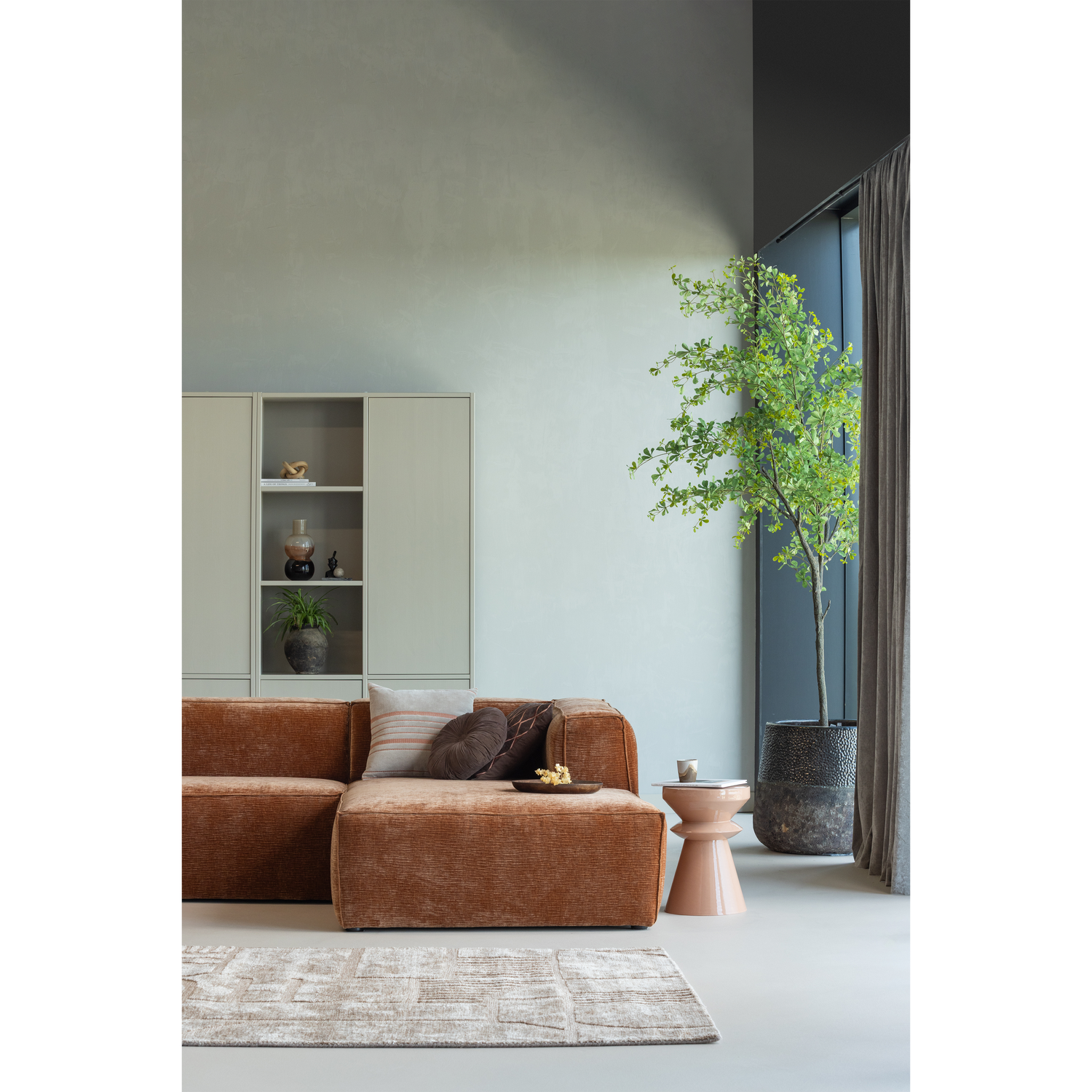 Bijzettafel Fedde - oudroze