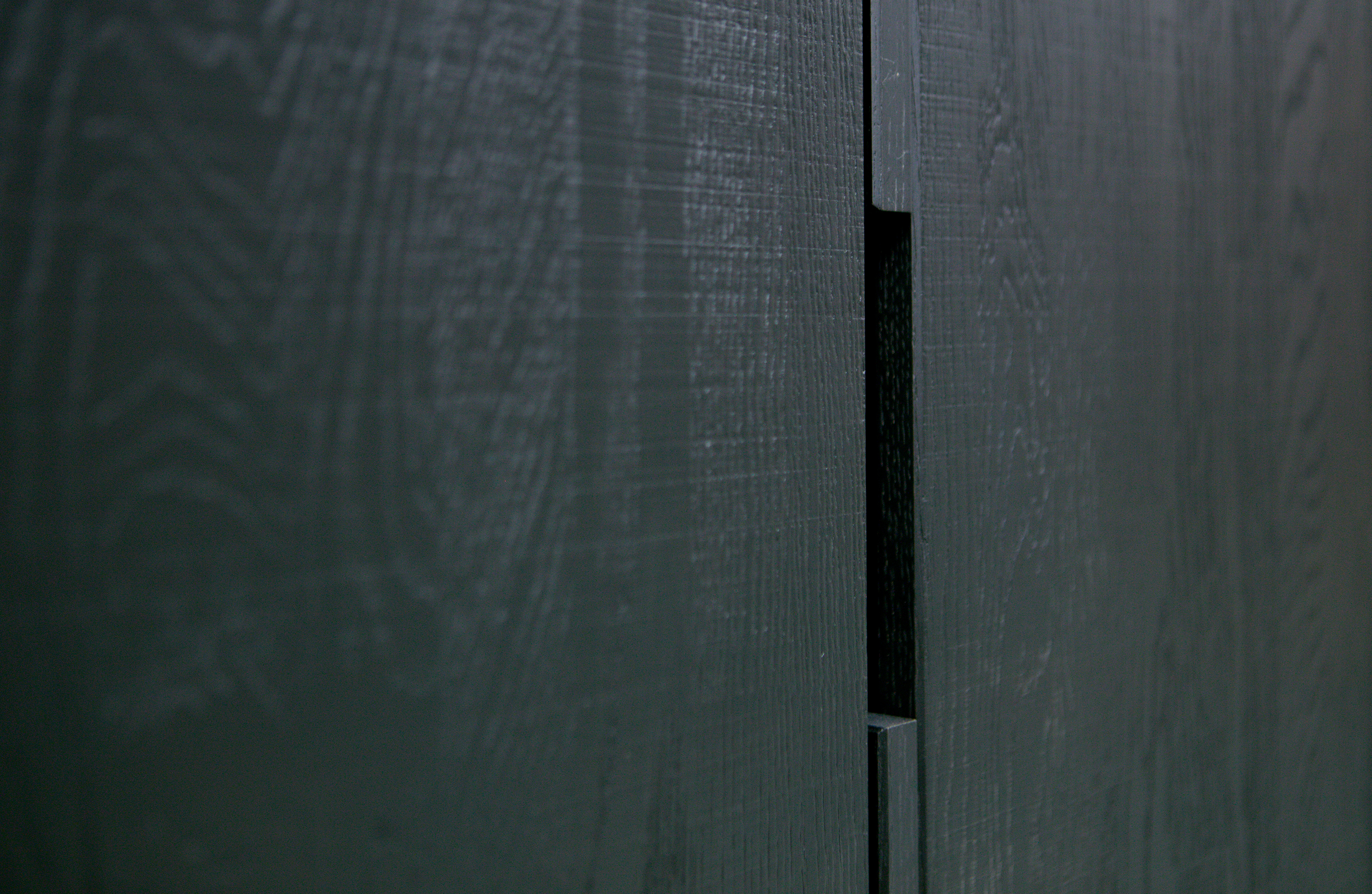 SILAS 2-DOORS CABINET BRUSHED BLACK NIGHT [FSC]