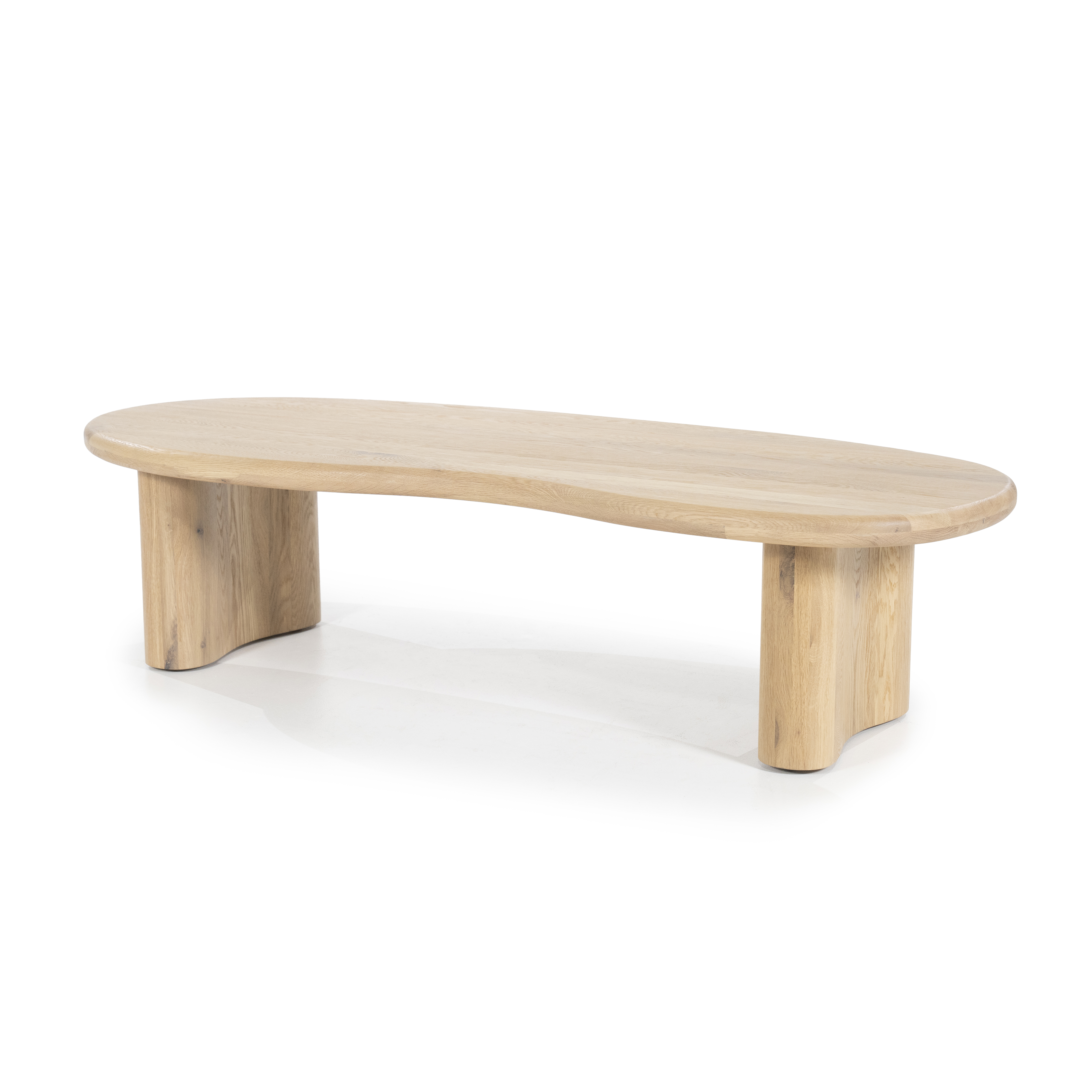 Salontafel 140x60cm in eik - naturel