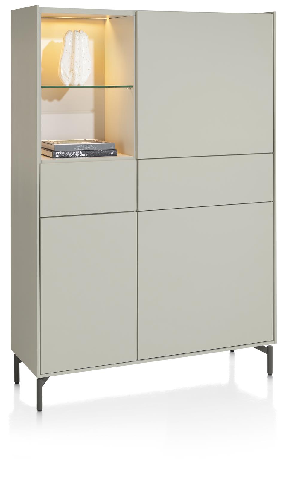 Bergkast Noon B120cm - silkgrey