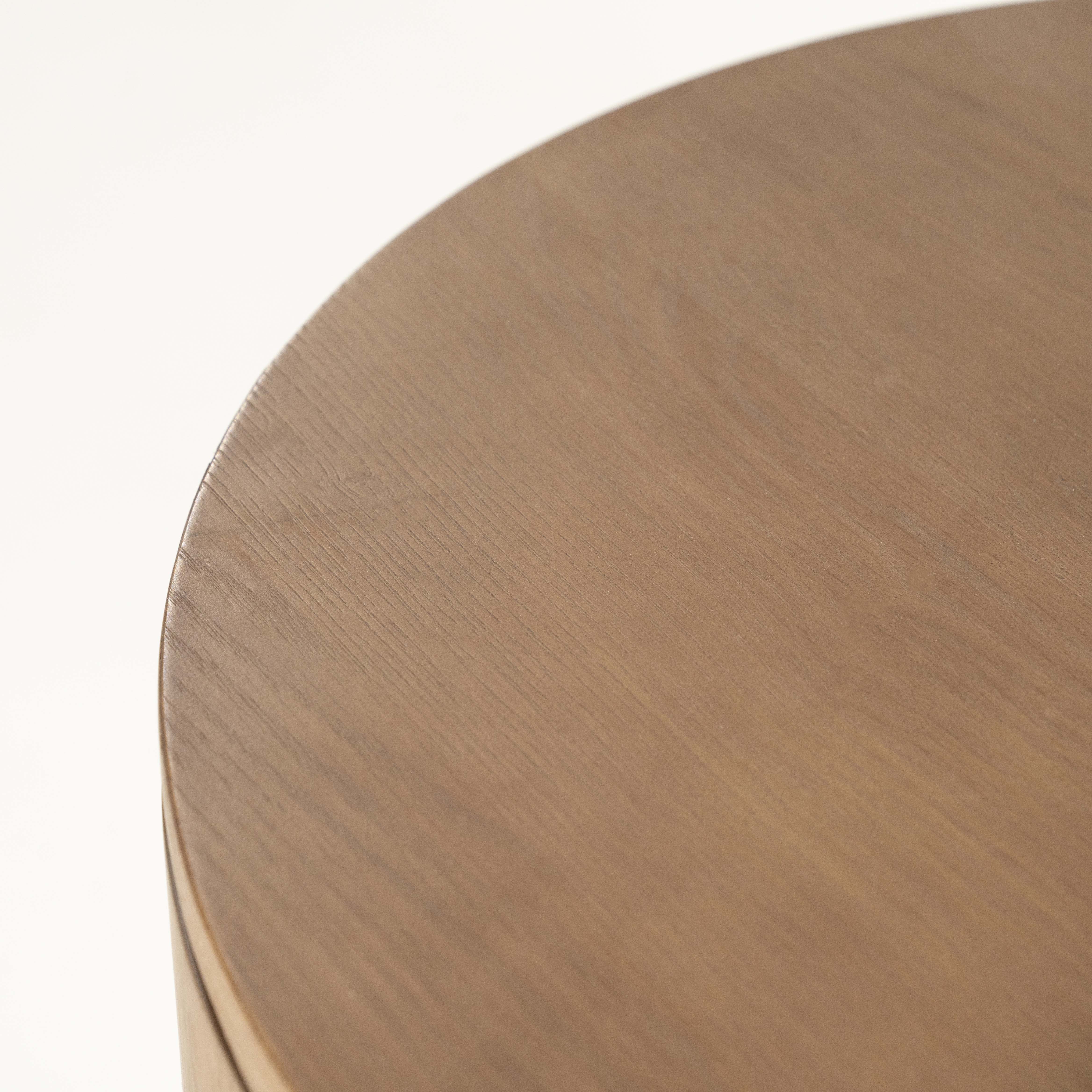 Nachtkastje - lichtbruin/metaal