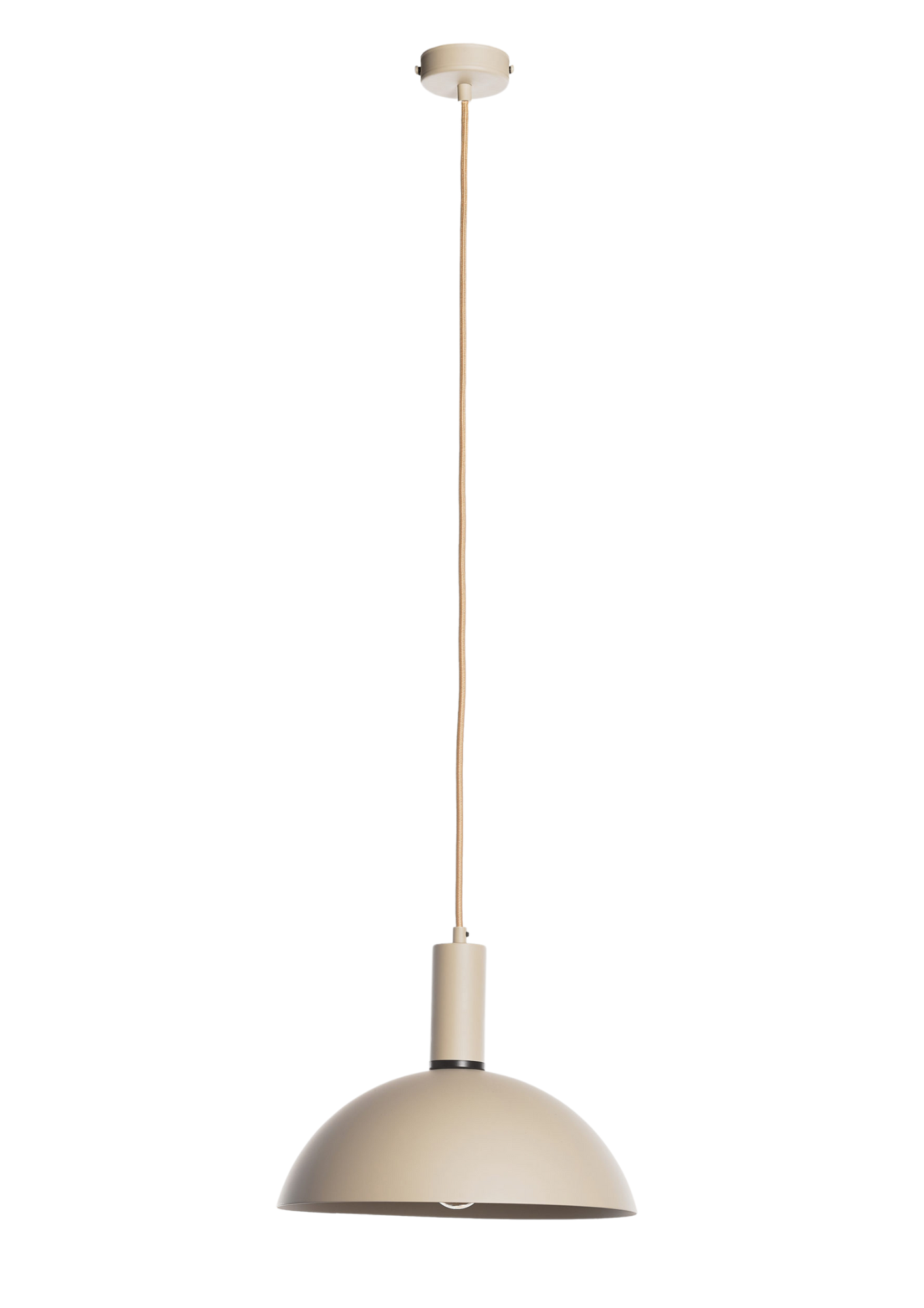 Hanglamp bol groot - beige