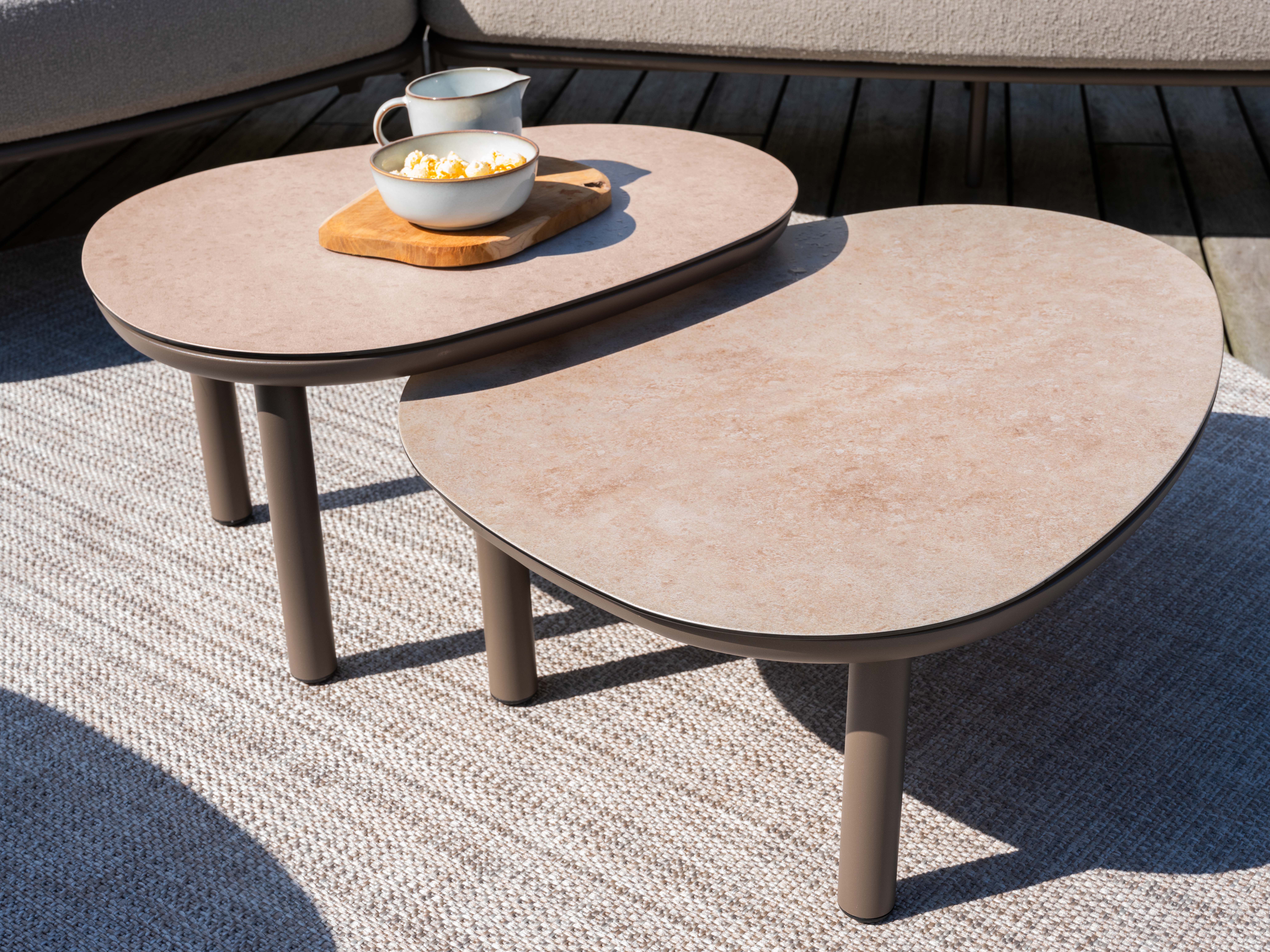 Set v/2 bijzettafels Monroe - terre