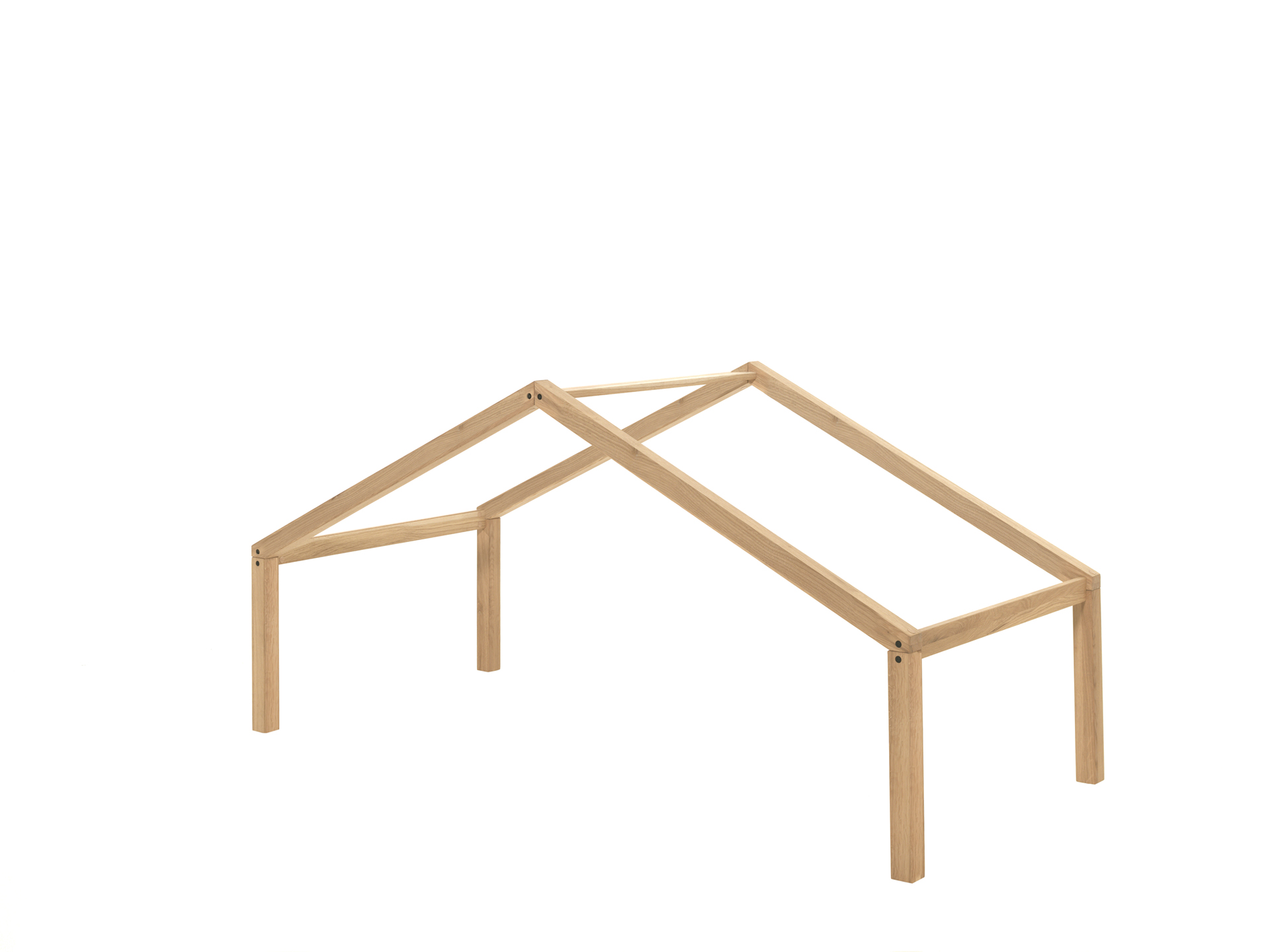 Huisbed 90x200cm - oak