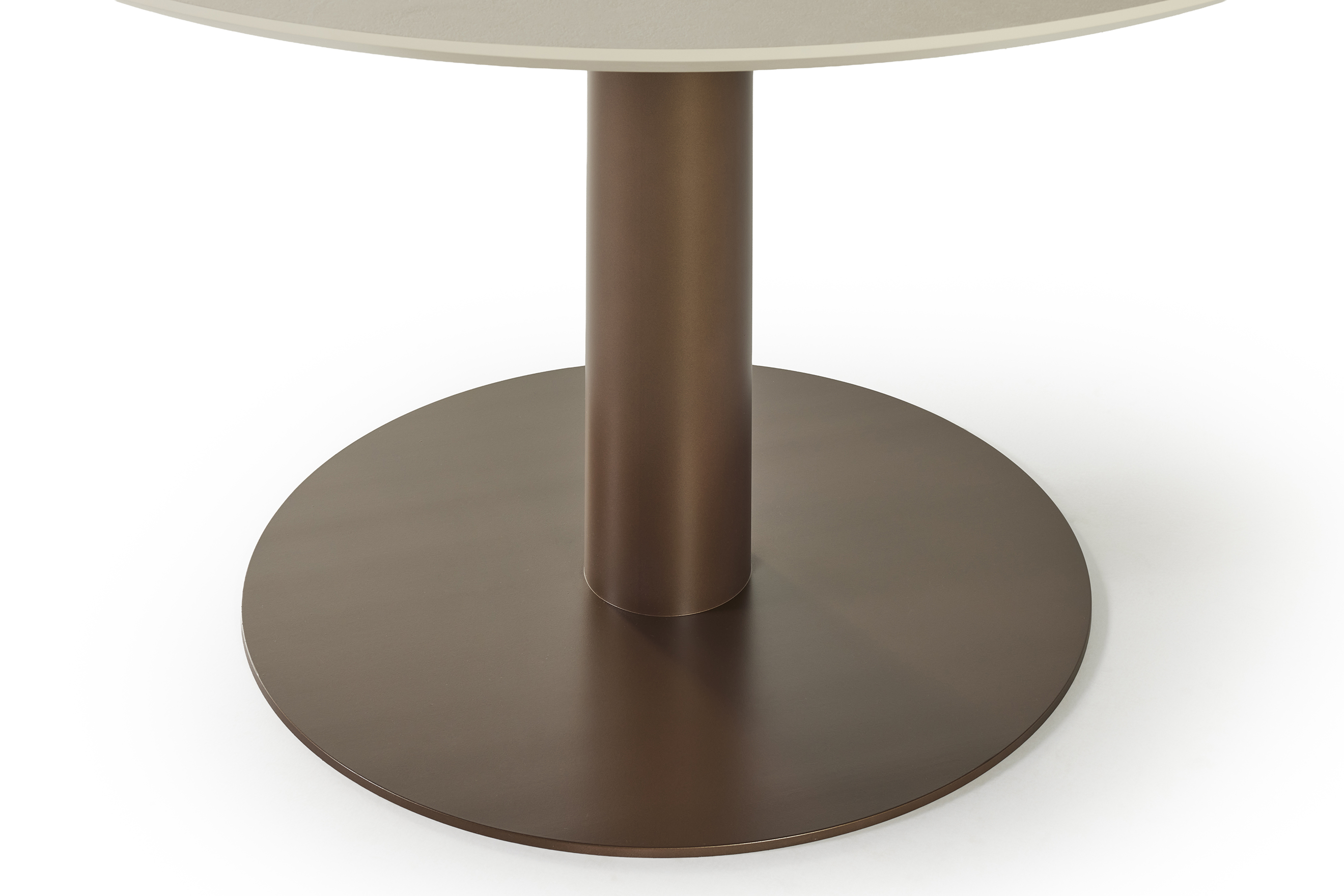 Ronde tafel diam.150cm - HPL/metaal