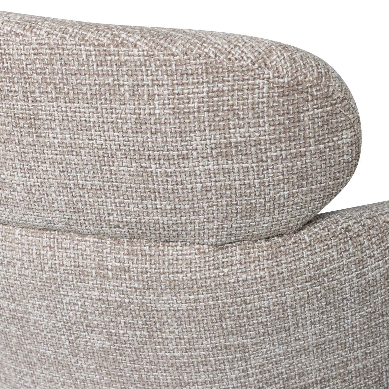 Draaibare kuipstoel Fenne - Natural beige