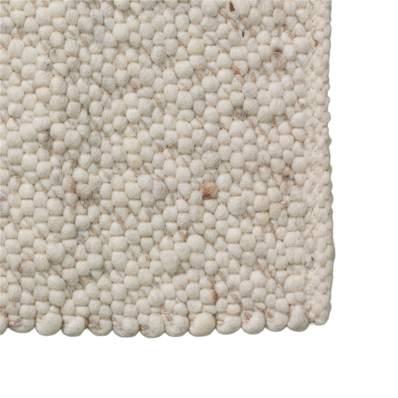 Handgeweven tapijt 170x230cm - 100% pure wol/61 beige