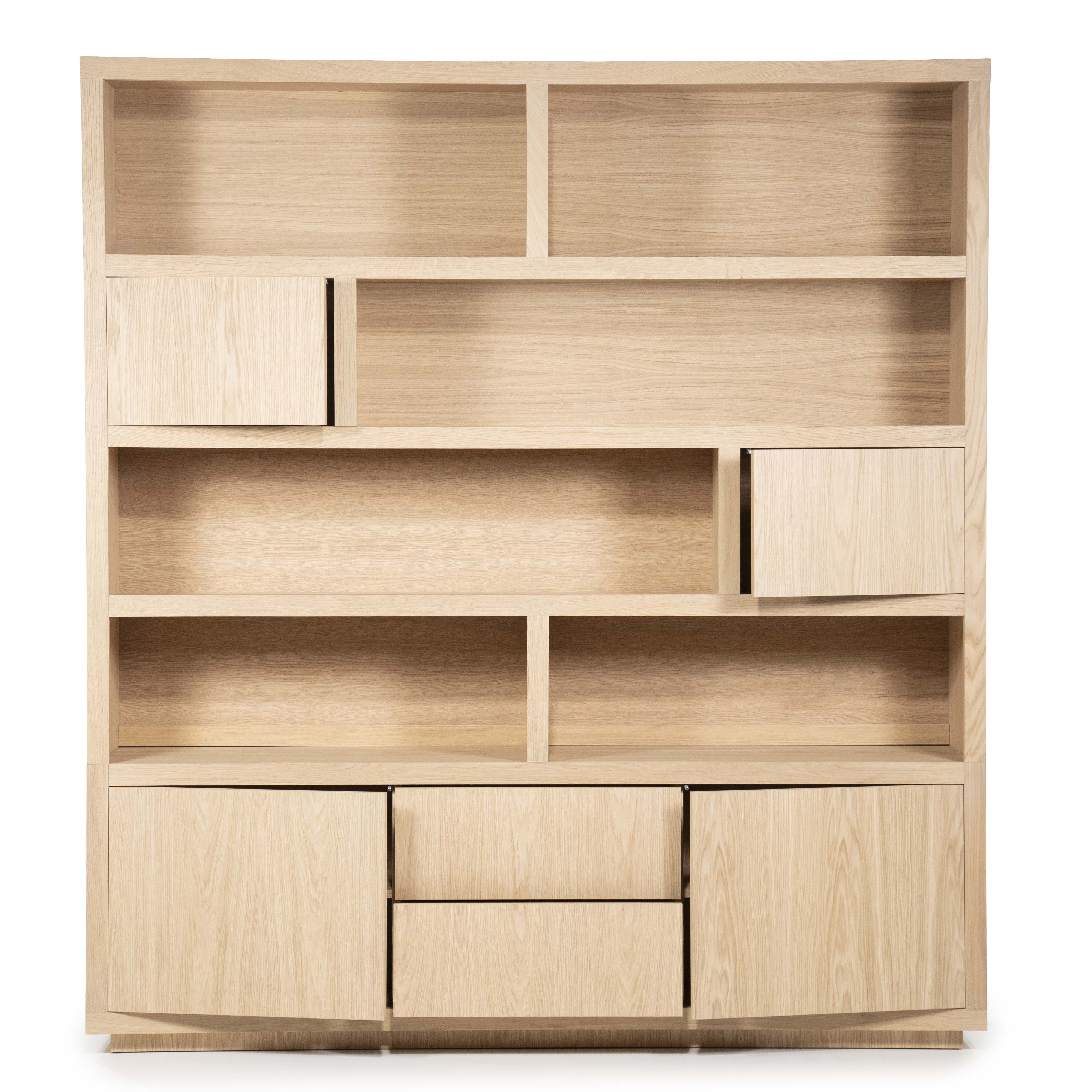 Wandkast in (fineer)eik - naturel