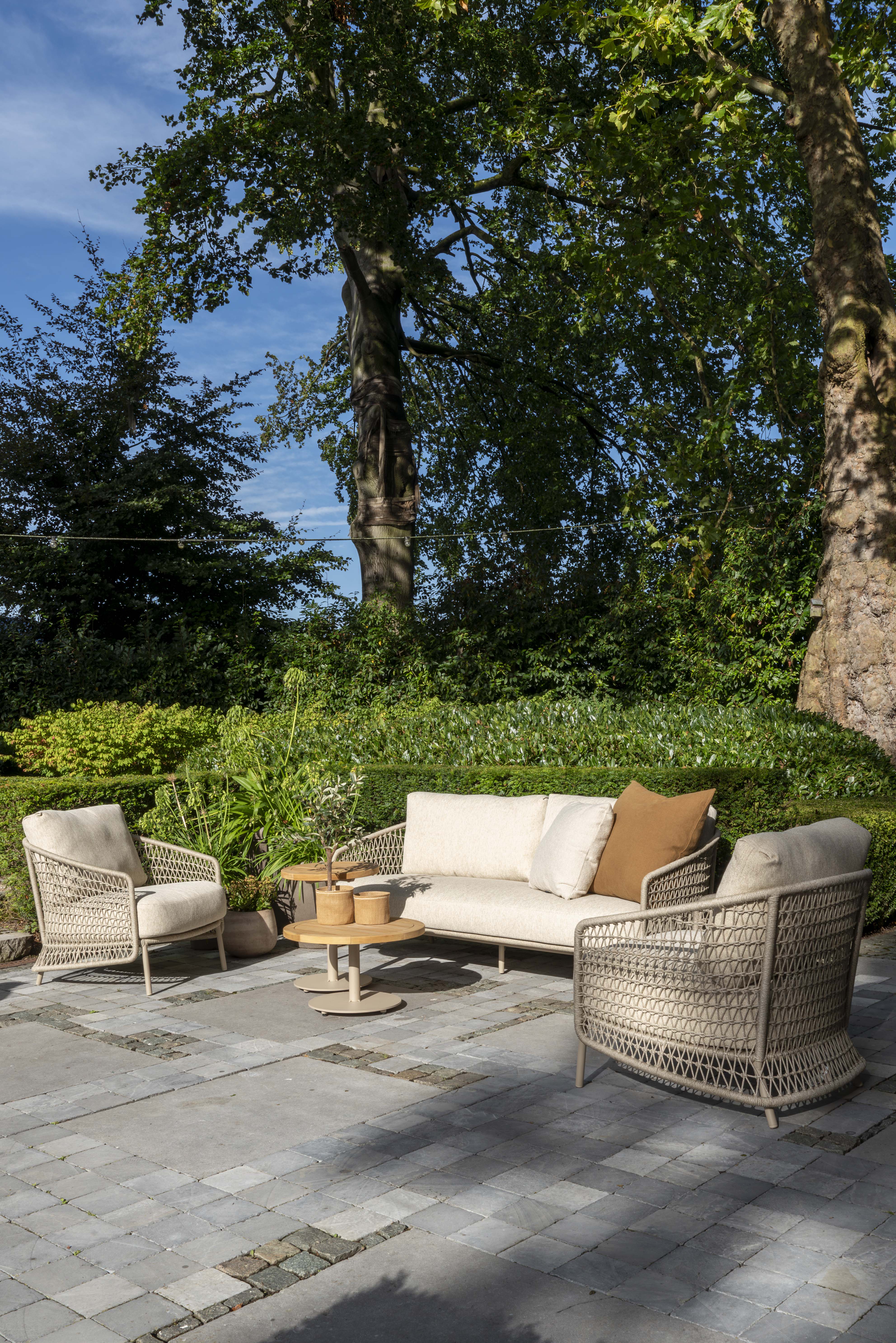 Outdoor 3-zit Puccini - latte