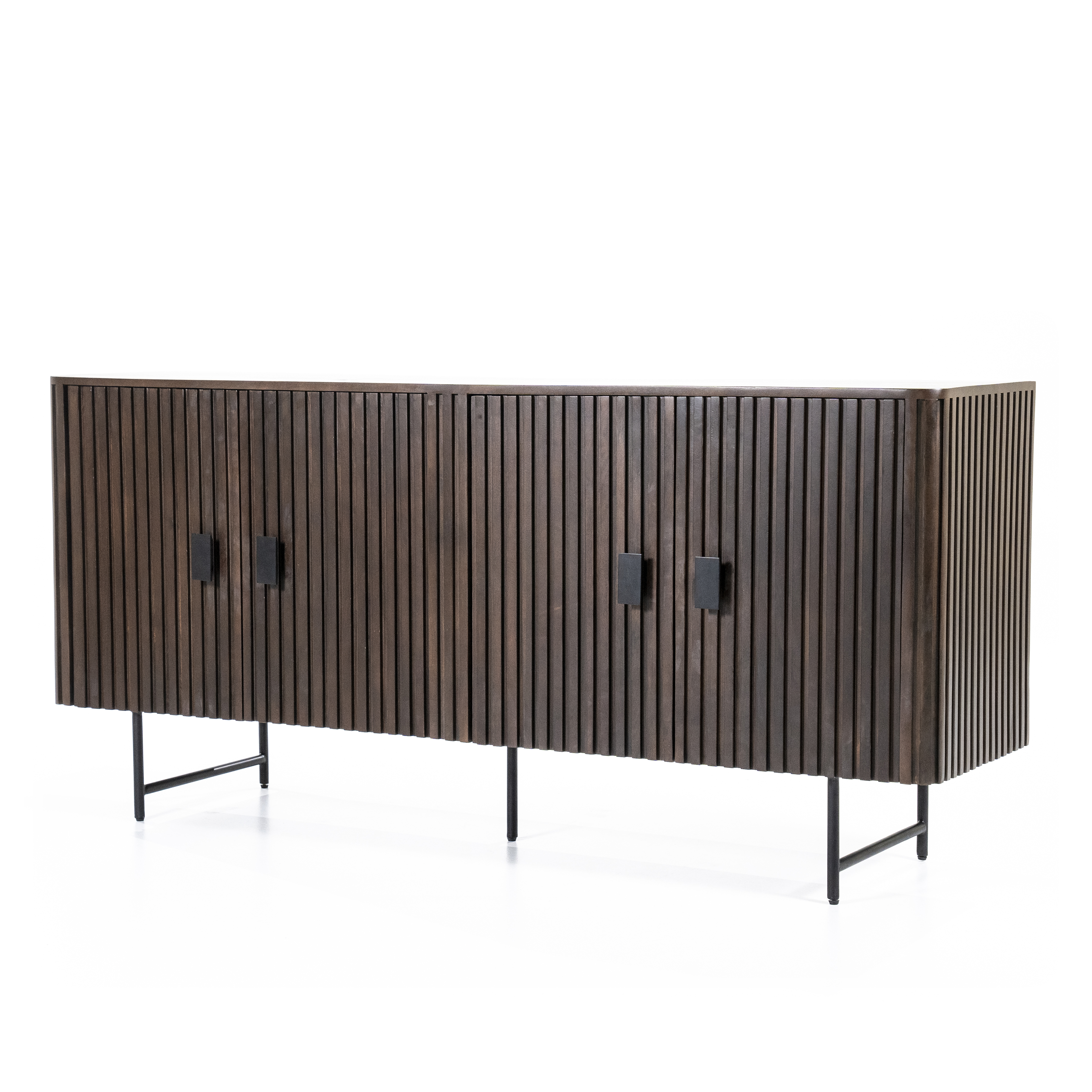 Dressoir met 4 deuren - bruin mangohout