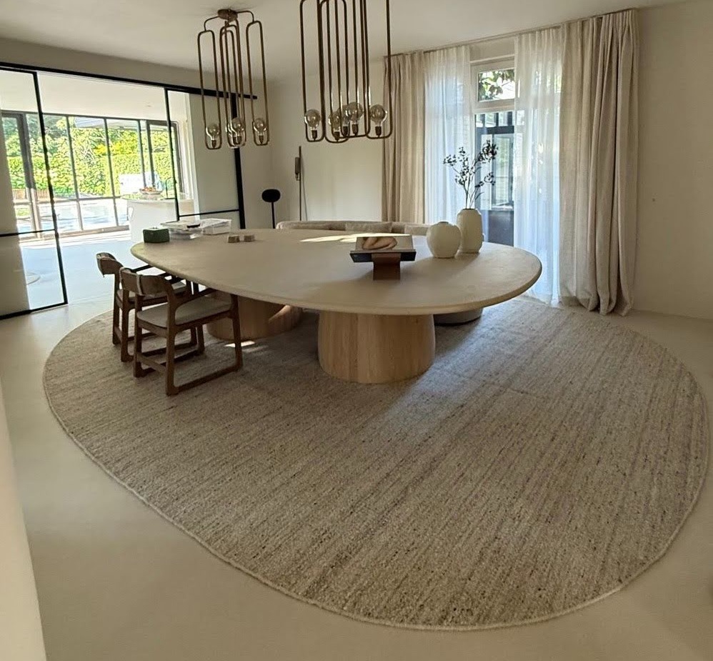 Tapijt Fermin organisch - 310x330cm - beige